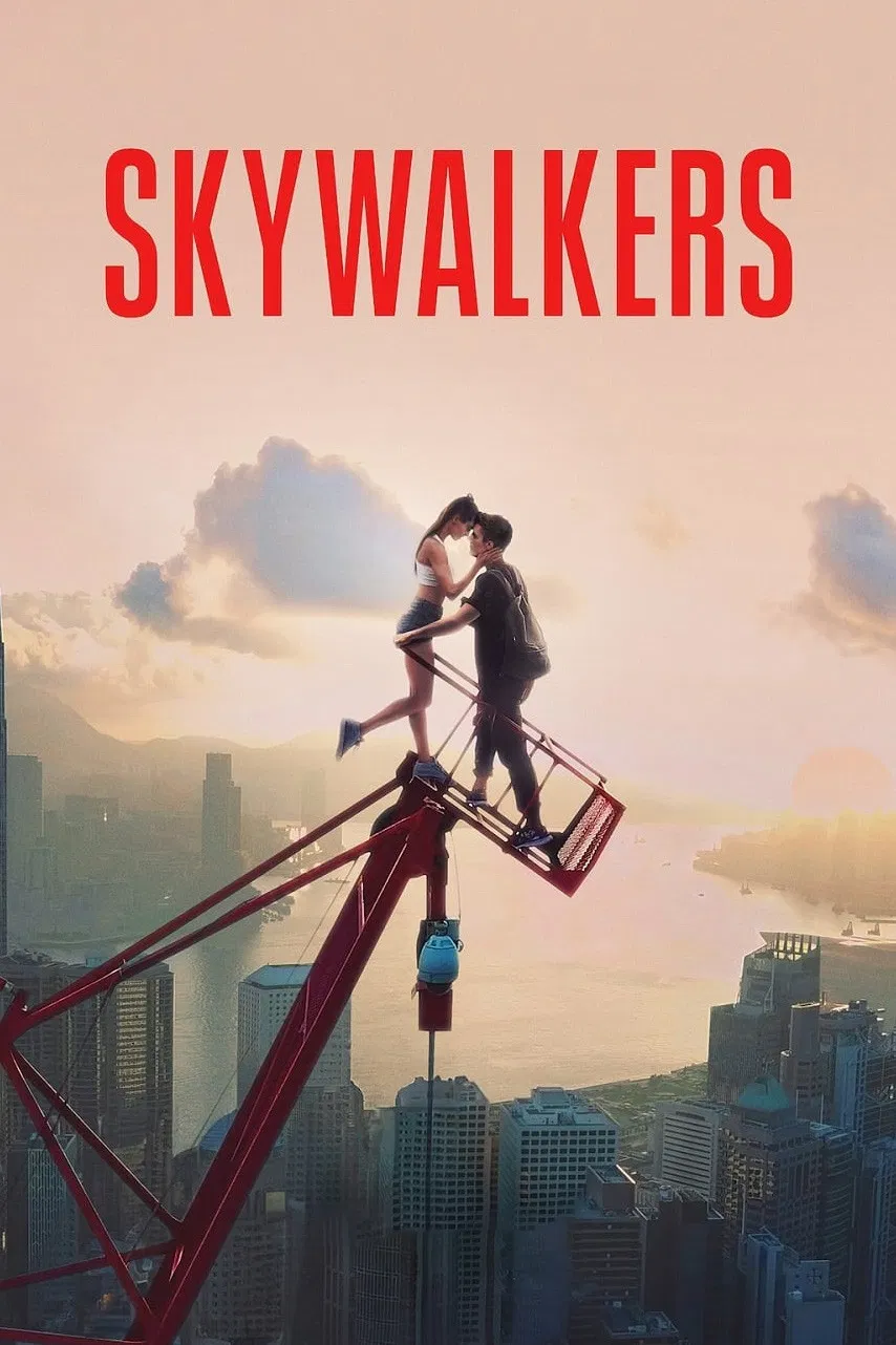 Poster chính thức của phim Phim Tài Liệu, Phim Tình Cảm "Skywalkers: A Love Story" (Skywalkers: A Love Story - 2024), với sự tham gia của diễn viên Angela Nikolau và Ivan Beerkus.