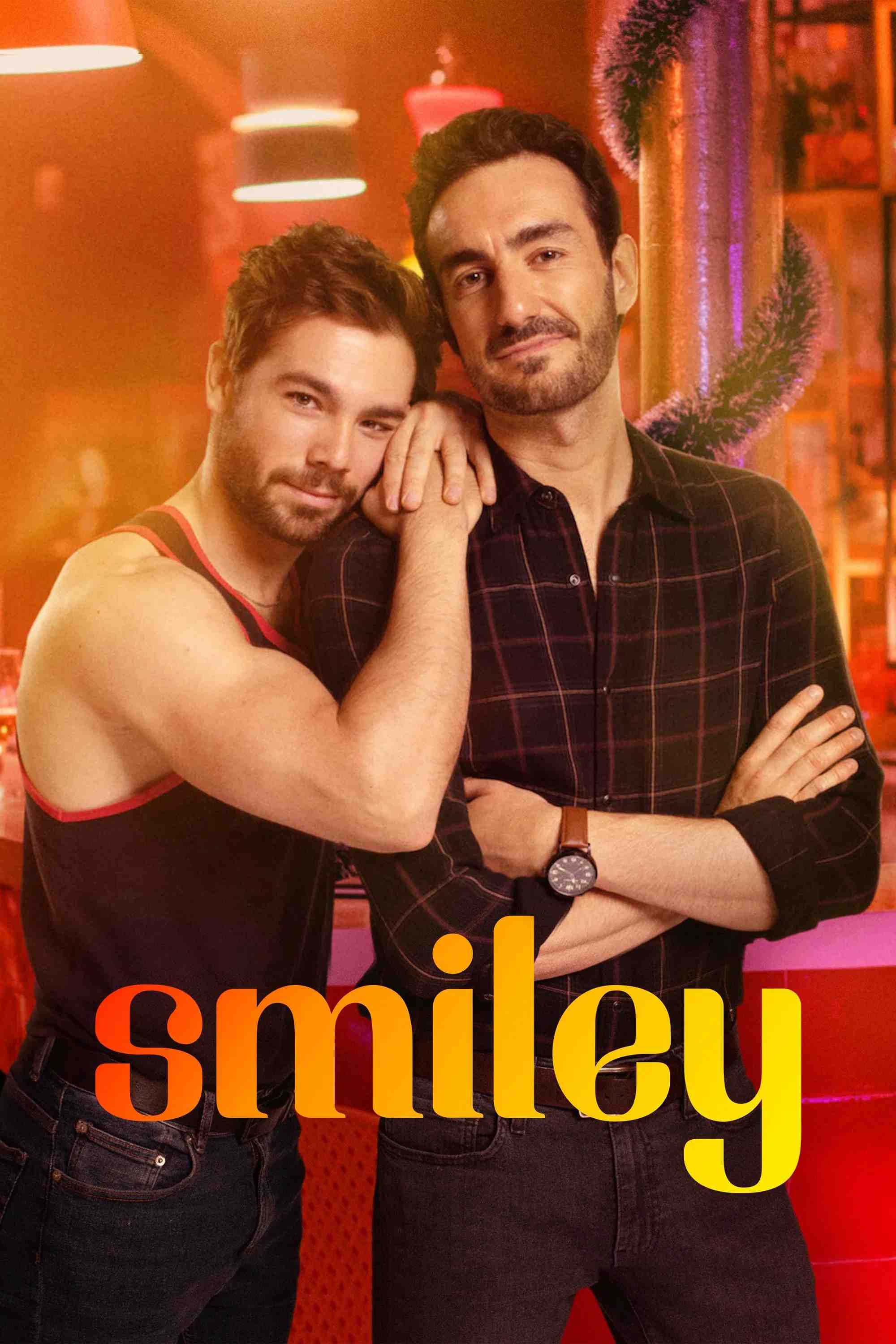Poster chính thức của phim Phim Hài "Smiley" (Smiley - 2022), với sự tham gia của diễn viên Carlos Cuevas và Miki Esparbé.