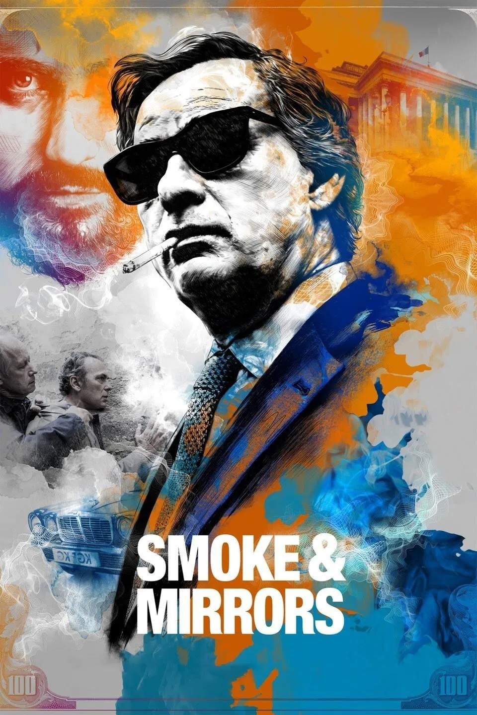 Poster chính thức của phim Phim Lịch Sử, Phim Giật Gân "Smoke & Mirrors" (Smoke & Mirrors - 2016), với sự tham gia của diễn viên Eduard Fernández và Carlos Santos.