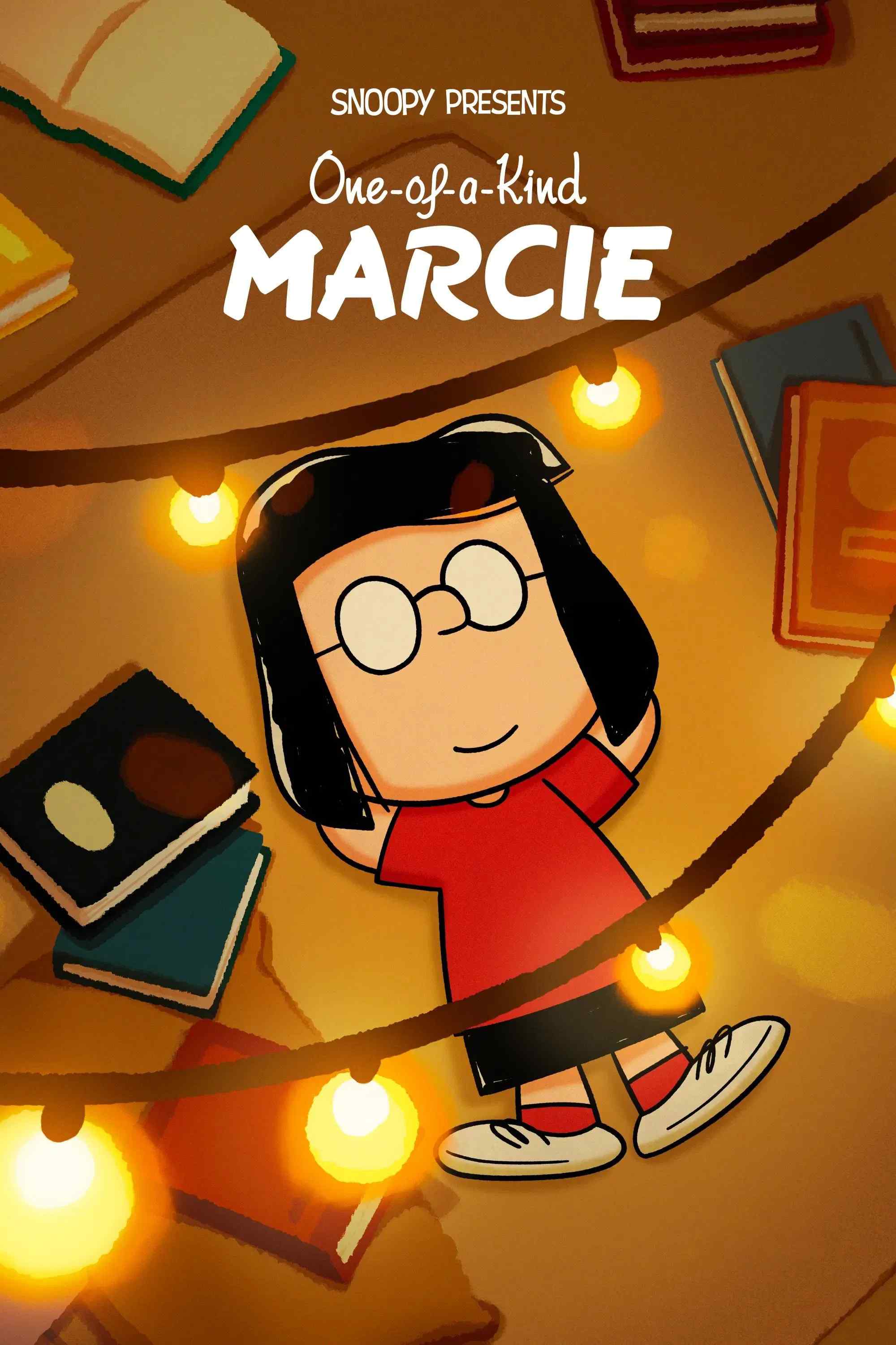Poster chính thức của phim Phim Hoạt Hình, Phim Gia Đình "Snoopy Giới Thiệu: Marcie Độc Nhất Vô Nhị" (Snoopy Presents: One-of-a-Kind Marcie - 2023), với sự tham gia của diễn viên Arianna McDonald và Lexi Perri.