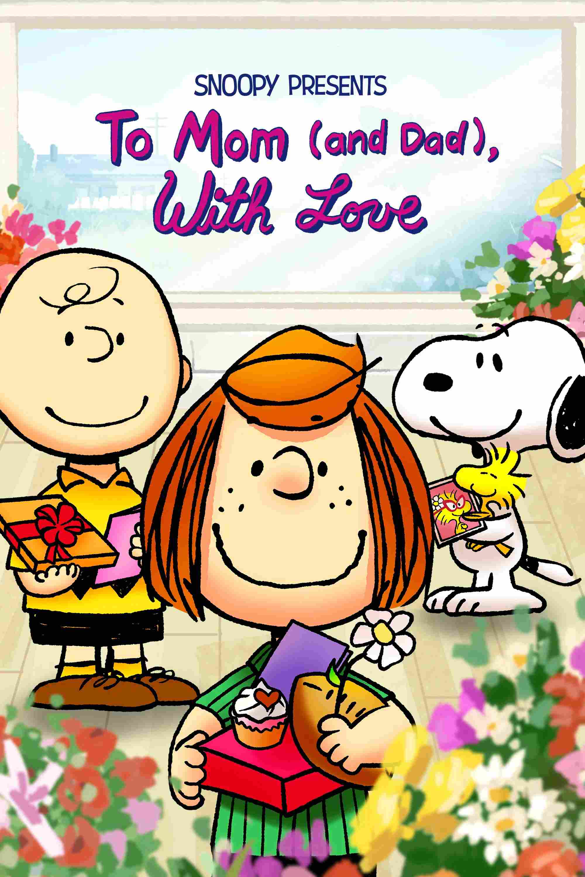 Poster chính thức của phim Phim Hoạt Hình "Snoopy Presents: To Mom (and Dad), With Love" (Snoopy Presents: To Mom (and Dad), with Love - 2022), với sự tham gia của diễn viên Tyler James Nathan và Terry McGurrin.