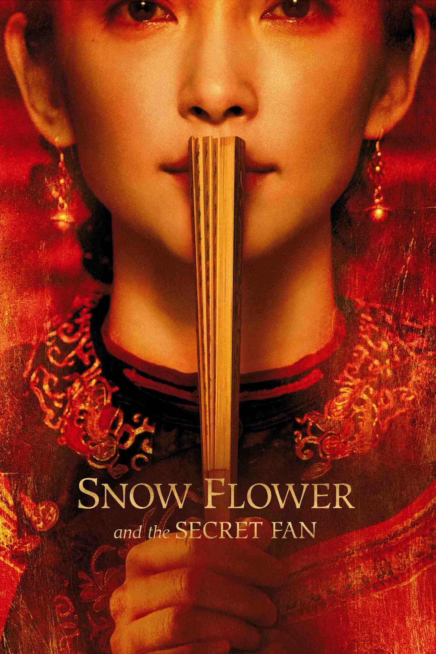 Poster chính thức của phim Phim Tâm Lý, Phim Lịch Sử "Tuyết Hoa Bí Phiến" (Snow Flower and the Secret Fan - 2011), với sự tham gia của diễn viên Lý Băng Băng và Jun Ji-hyun.