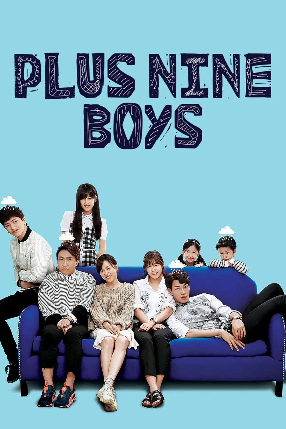 Poster chính thức của phim Phim Hài "Số 9 Định Mệnh" (Plus Nine Boys - 2014), với sự tham gia của diễn viên Kim Young-kwang và Oh Jung-se.