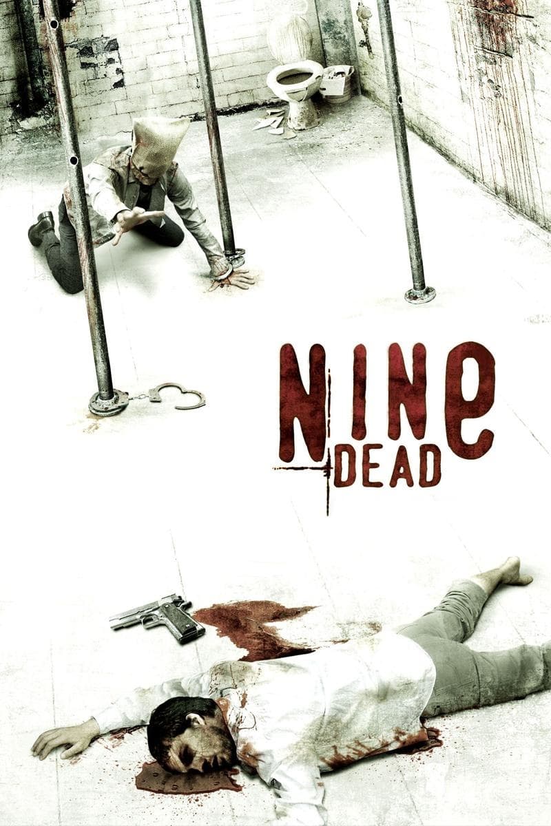 Poster chính thức của phim Phim Hình Sự, Phim Kinh Dị "Số 9 Tử Thần" (Nine Dead - 2010), với sự tham gia của diễn viên Melissa Joan Hart và John Terry.