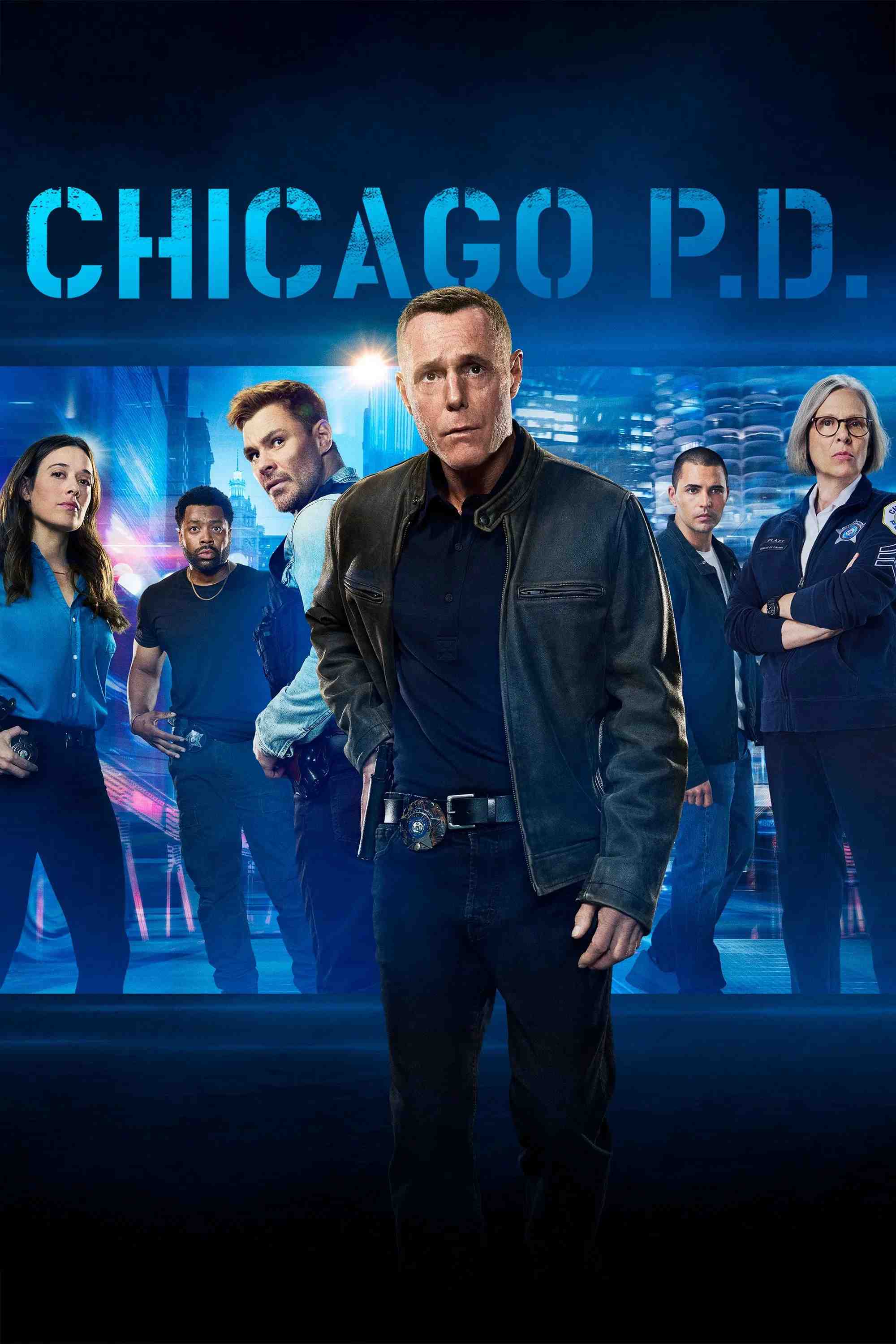 Poster chính thức của phim Phim Hình Sự, Phim Tâm Lý "Sở Cảnh Sát Chicago (Phần 4)" (Chicago P.D. - 2014), với sự tham gia của diễn viên Jason Beghe và Marina Squerciati.