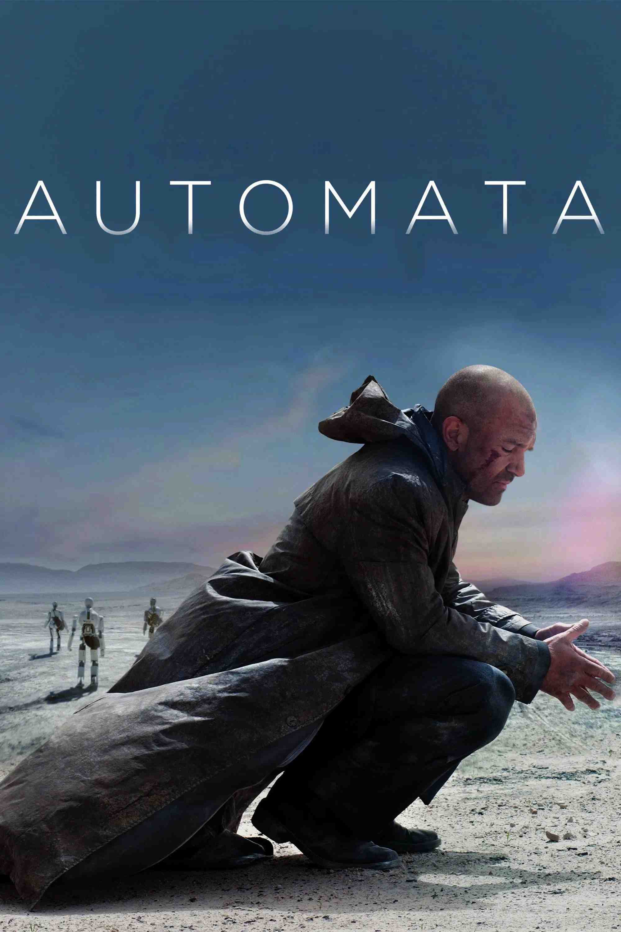 Poster chính thức của phim Phim Giật Gân, Phim Viễn Tưởng "Số Hóa" (Automata - 2014), với sự tham gia của diễn viên Antonio Banderas và Melanie Griffith.