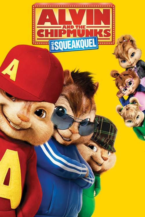 Poster chính thức của phim Phim Hài, Phim Gia Đình "Sóc Siêu Quậy 2" (Alvin and the Chipmunks: The Squeakquel - 2009), với sự tham gia của diễn viên Zachary Levi và David Cross.
