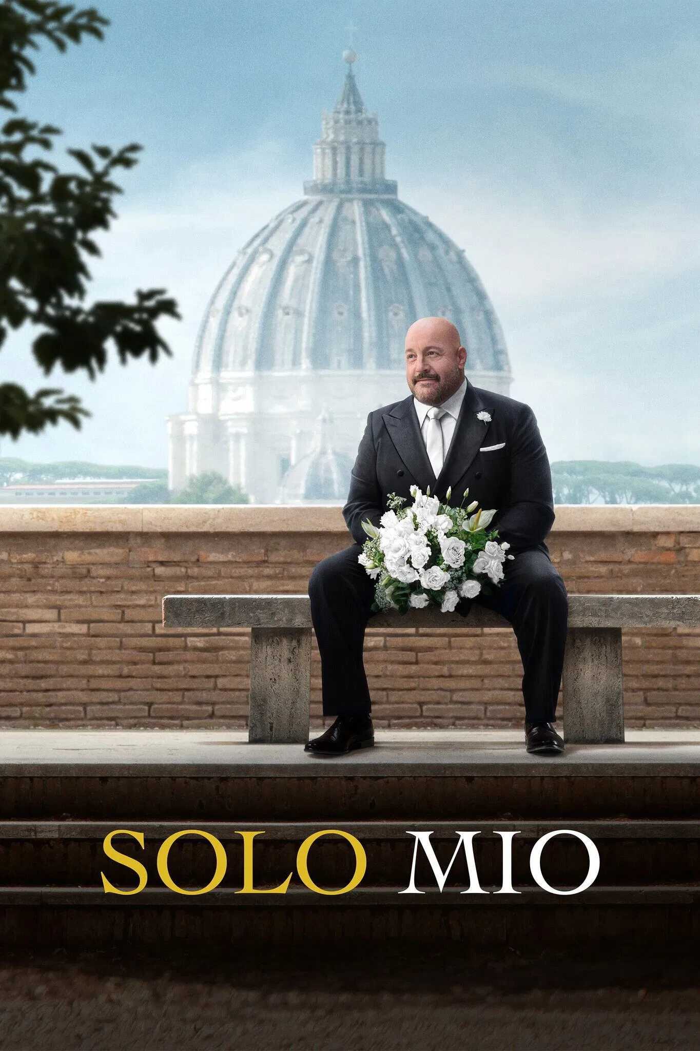 Poster chính thức của phim Phim Tình Cảm, Phim Hài "Solo Mio" (Solo Mio - 2026), với sự tham gia của diễn viên Kevin James và Alyson Hannigan.