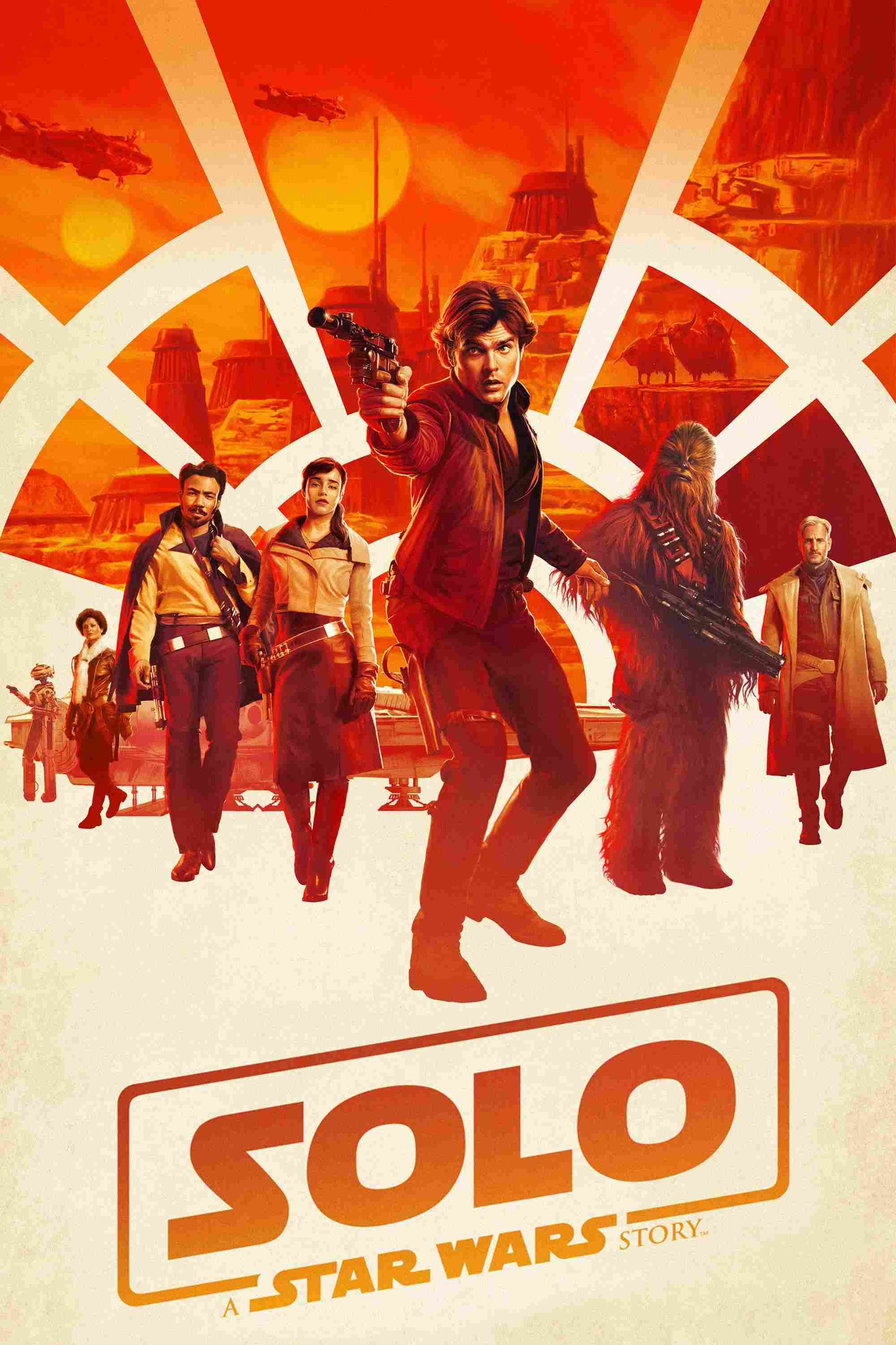 Poster chính thức của phim Phim Viễn Tưởng, Phim Phiêu Lưu "Solo: Star Wars Ngoại Truyện" (Solo: A Star Wars Story - 2018), với sự tham gia của diễn viên Alden Ehrenreich và Joonas Suotamo.