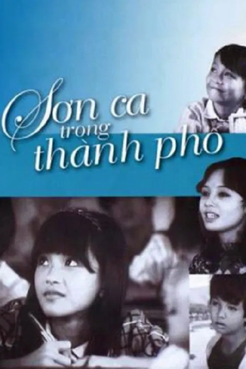 Poster chính thức của phim "Sơn Ca Trong Thành Phố" (Skylark in the City - 1983), với sự tham gia của diễn viên Ngọc Thu và Nguyễn Hữu Phần.