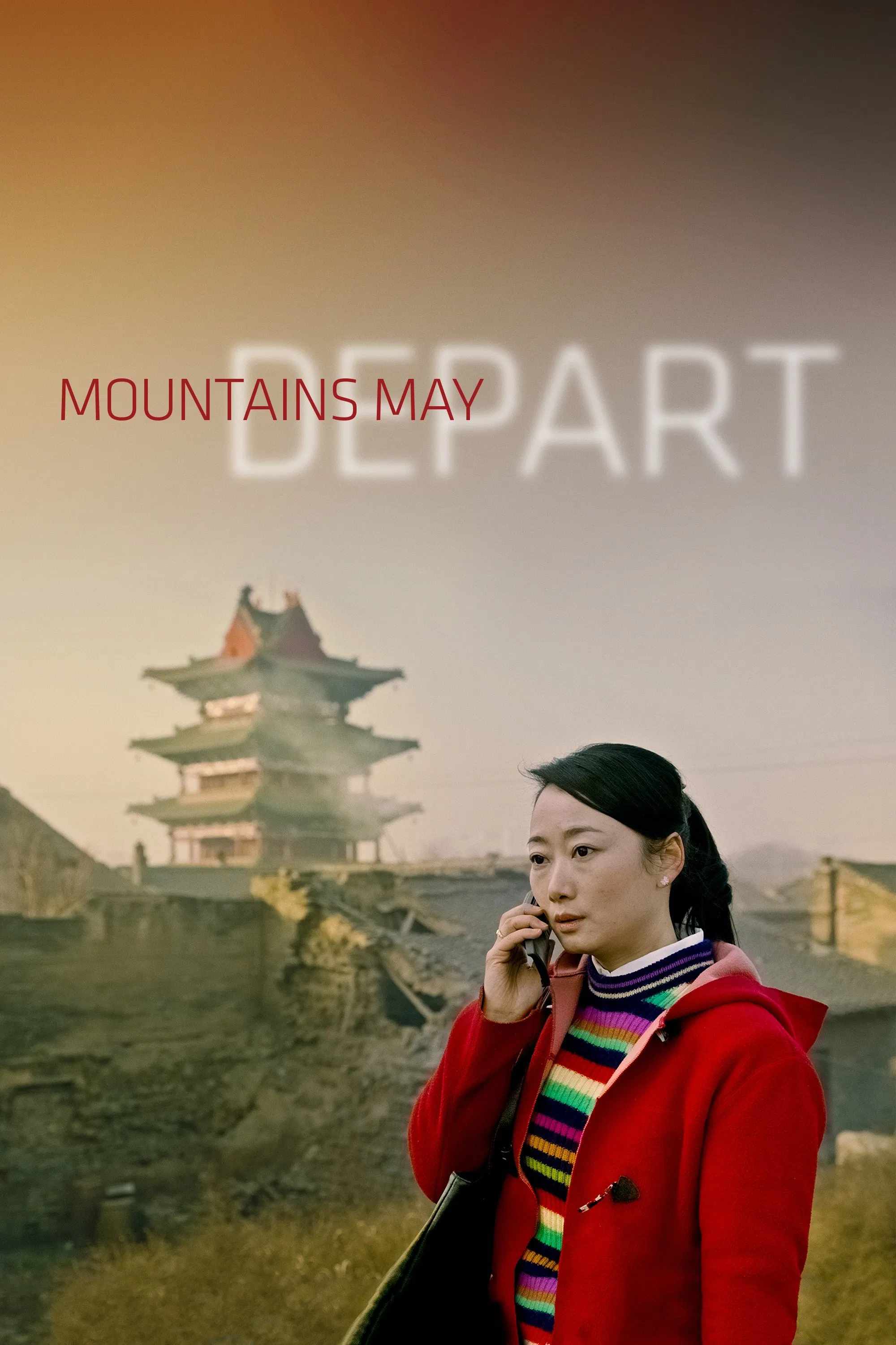 Poster chính thức của phim Phim Tình Cảm, Phim Tâm Lý "Sơn Hà Cố Nhân" (Mountains May Depart - 2015), với sự tham gia của diễn viên Zhao Tao và Trương Dịch.