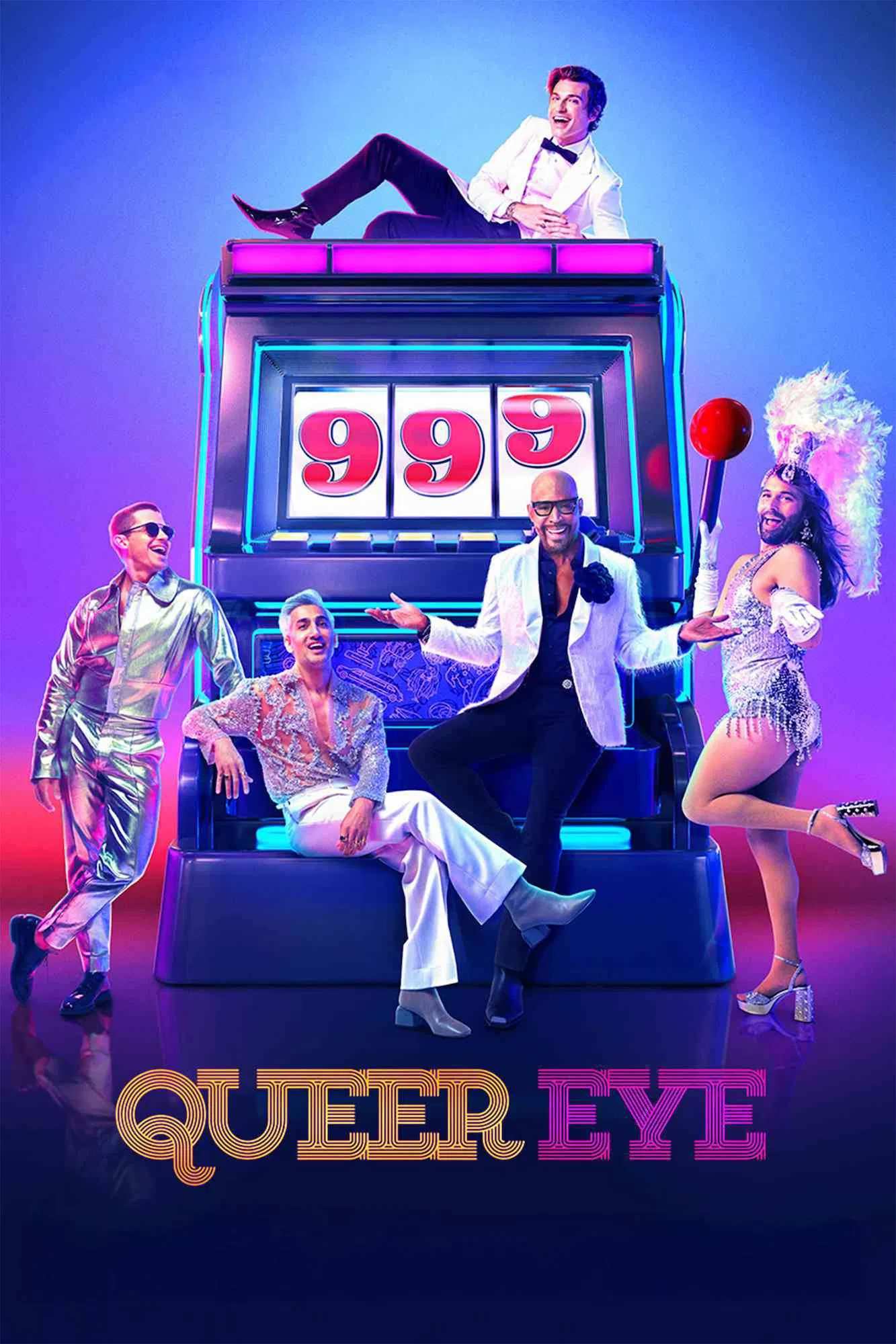 Poster chính thức của phim Truyền Hình Thực Tế "Sống chất (Phần 1)" (Queer Eye - 2018), với sự tham gia của diễn viên Antoni Porowski và Tan France.