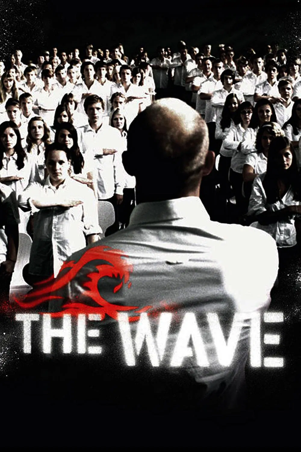 Poster chính thức của phim Phim Tâm Lý, Phim Giật Gân "Sóng Ngầm" (The Wave - 2008), với sự tham gia của diễn viên Jürgen Vogel và Frederick Lau.