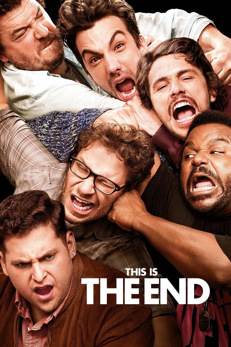 Poster chính thức của phim Phim Hành Động, Phim Hài "Song Not Ngay Mai" (This Is the End - 2013), với sự tham gia của diễn viên James Franco và Jonah Hill.