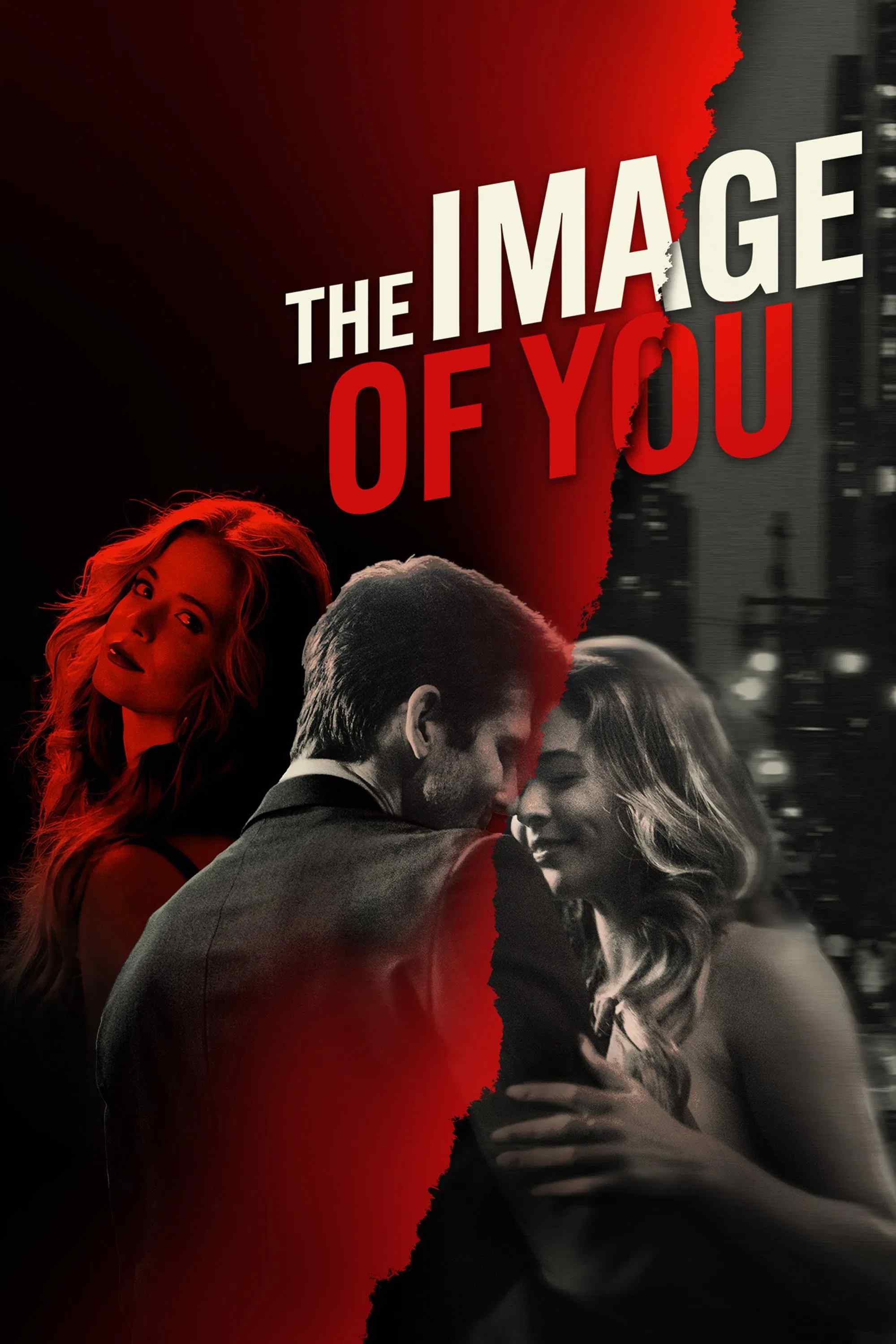 Poster chính thức của phim Phim Giật Gân "Song Sinh" (The Image of You - 2024), với sự tham gia của diễn viên Sasha Pieterse và Parker Young.