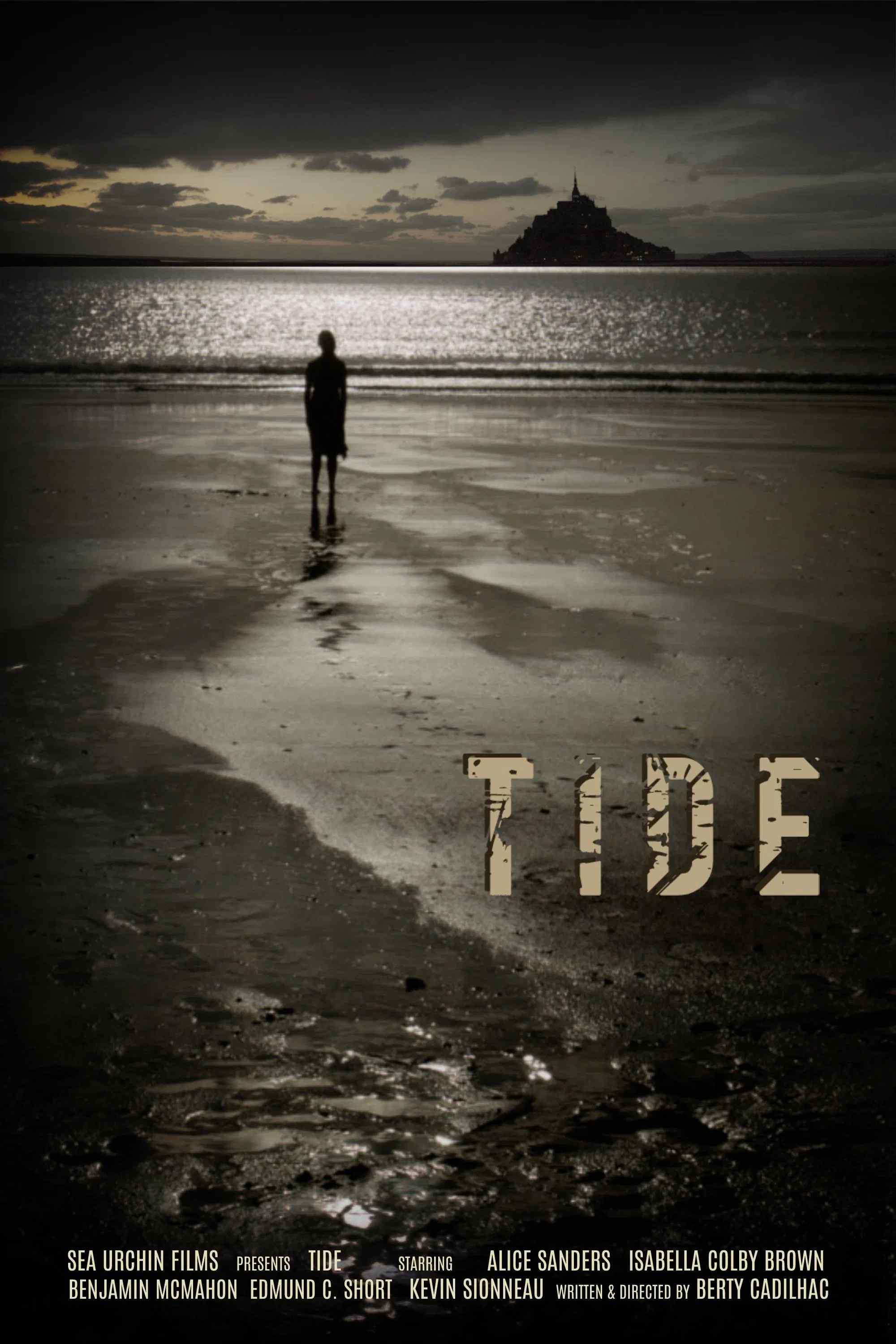 Poster chính thức của phim Phim Kinh Dị "Sóng Triều" (Tide - 2024), với sự tham gia của diễn viên Isabella Colby Browne.