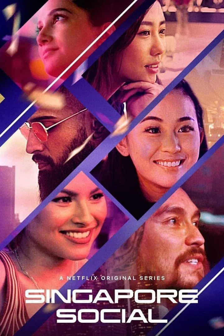 Poster chính thức của phim Truyền Hình Thực Tế "Sống Với Singapore" (Singapore Social - 2019), với sự tham gia của diễn viên Mae Tan và Sukki Singapora.