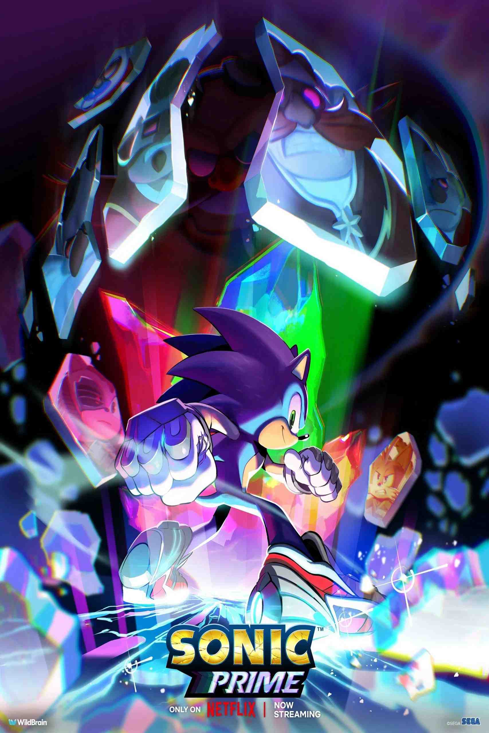 Poster chính thức của phim Phim Hoạt Hình, Phim Hành Động & Phiêu Lưu "Sonic Prime (Phần 2)" (Sonic Prime - 2022), với sự tham gia của diễn viên Deven Mack và Ashleigh Ball.