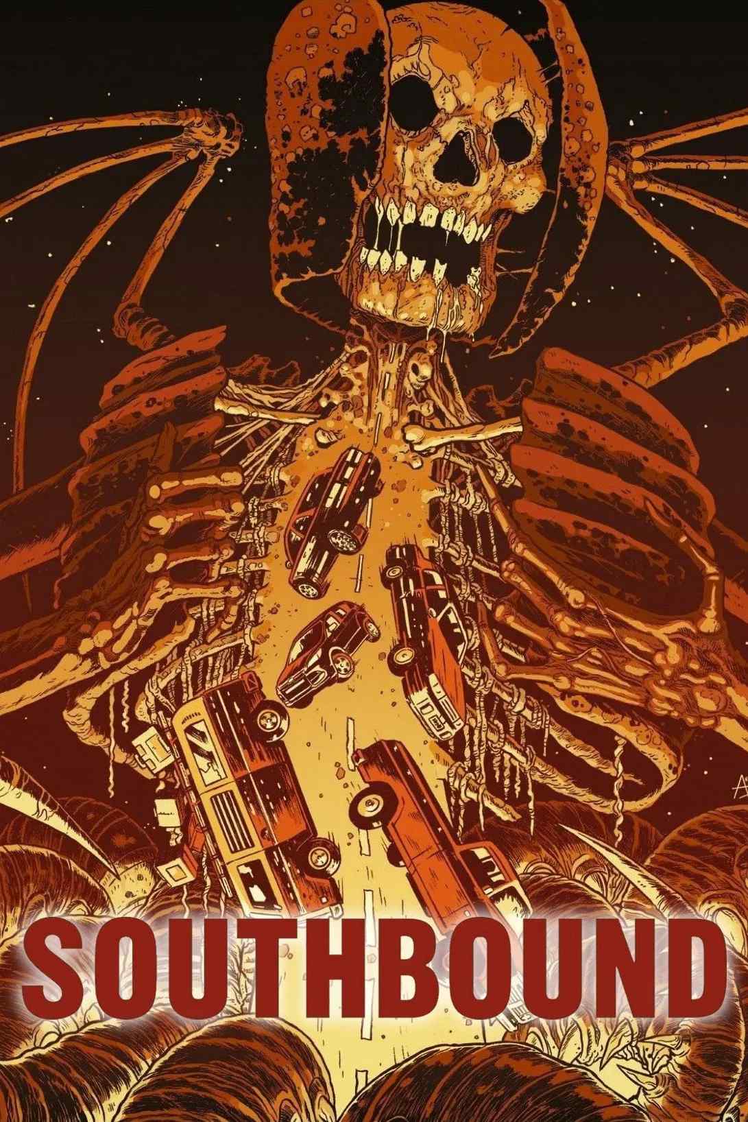 Poster chính thức của phim Phim Giả Tượng, Phim Giật Gân "Southbound" (Southbound - 2015), với sự tham gia của diễn viên Fabianne Therese và Larry Fessenden.