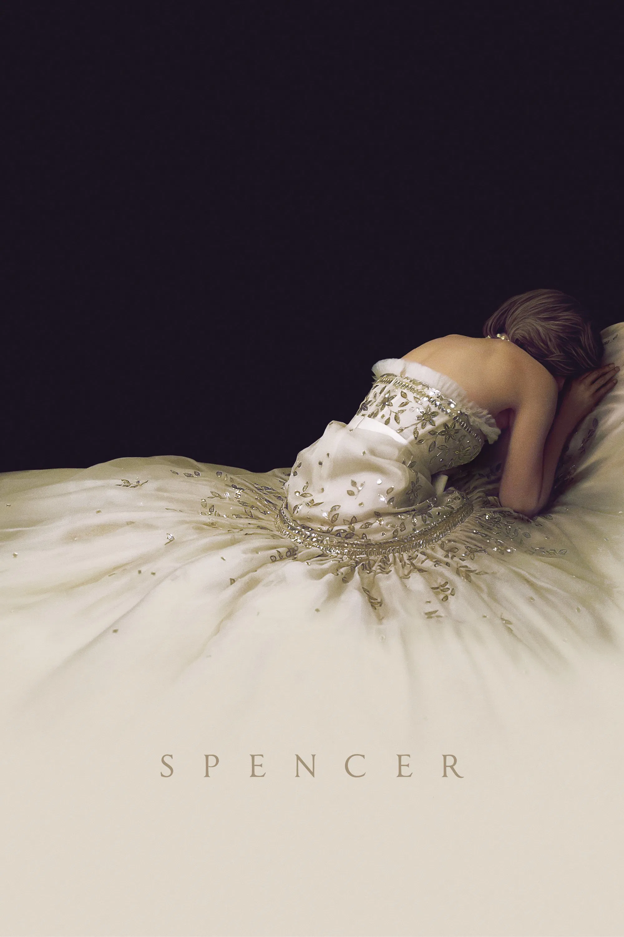 Poster chính thức của phim Phim Tâm Lý, Phim Lịch Sử "Spencer" (Spencer - 2021), với sự tham gia của diễn viên Kristen Stewart và Timothy Spall.