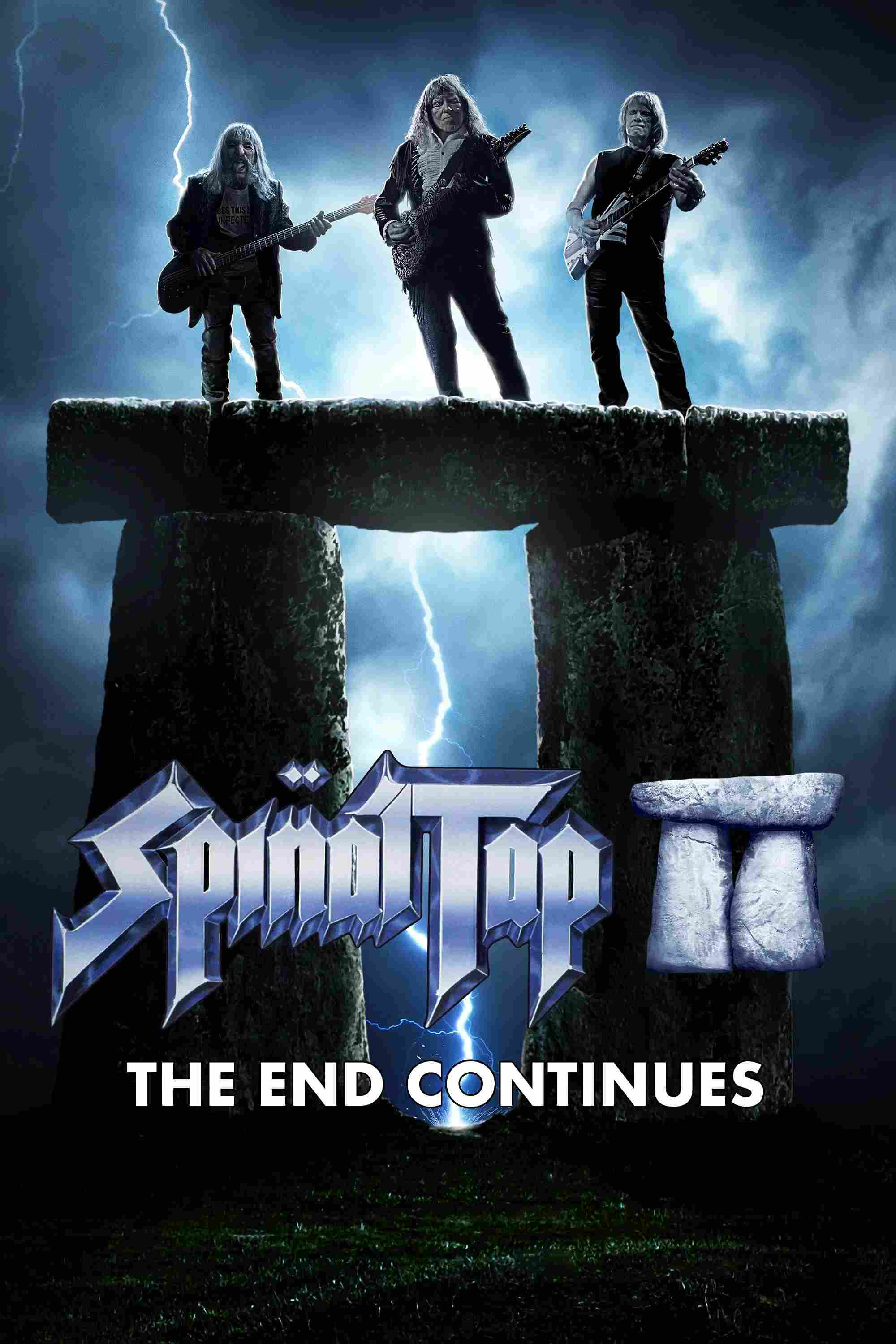 Poster chính thức của phim Phim Hài, Phim Ca Nhạc "Spinal Tap II: Chưa Phải Hồi Kết" (Spinal Tap II: The End Continues - 2025), với sự tham gia của diễn viên Christopher Guest và Michael McKean.