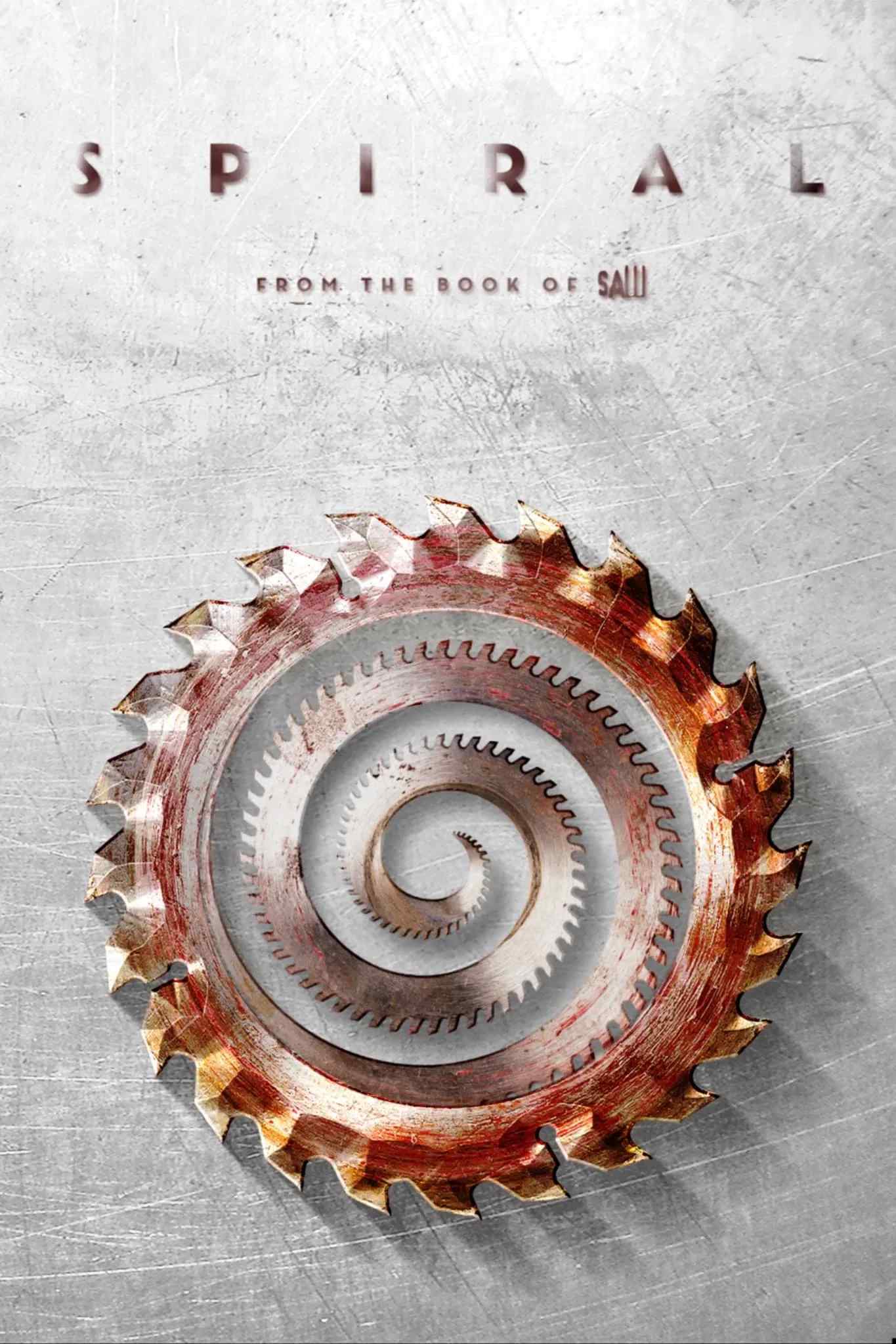 Poster chính thức của phim Phim Kinh Dị, Phim Bí Ẩn "Spiral: From the Book of Saw" (Spiral: From the Book of Saw - 2021), với sự tham gia của diễn viên Chris Rock và Samuel L. Jackson.