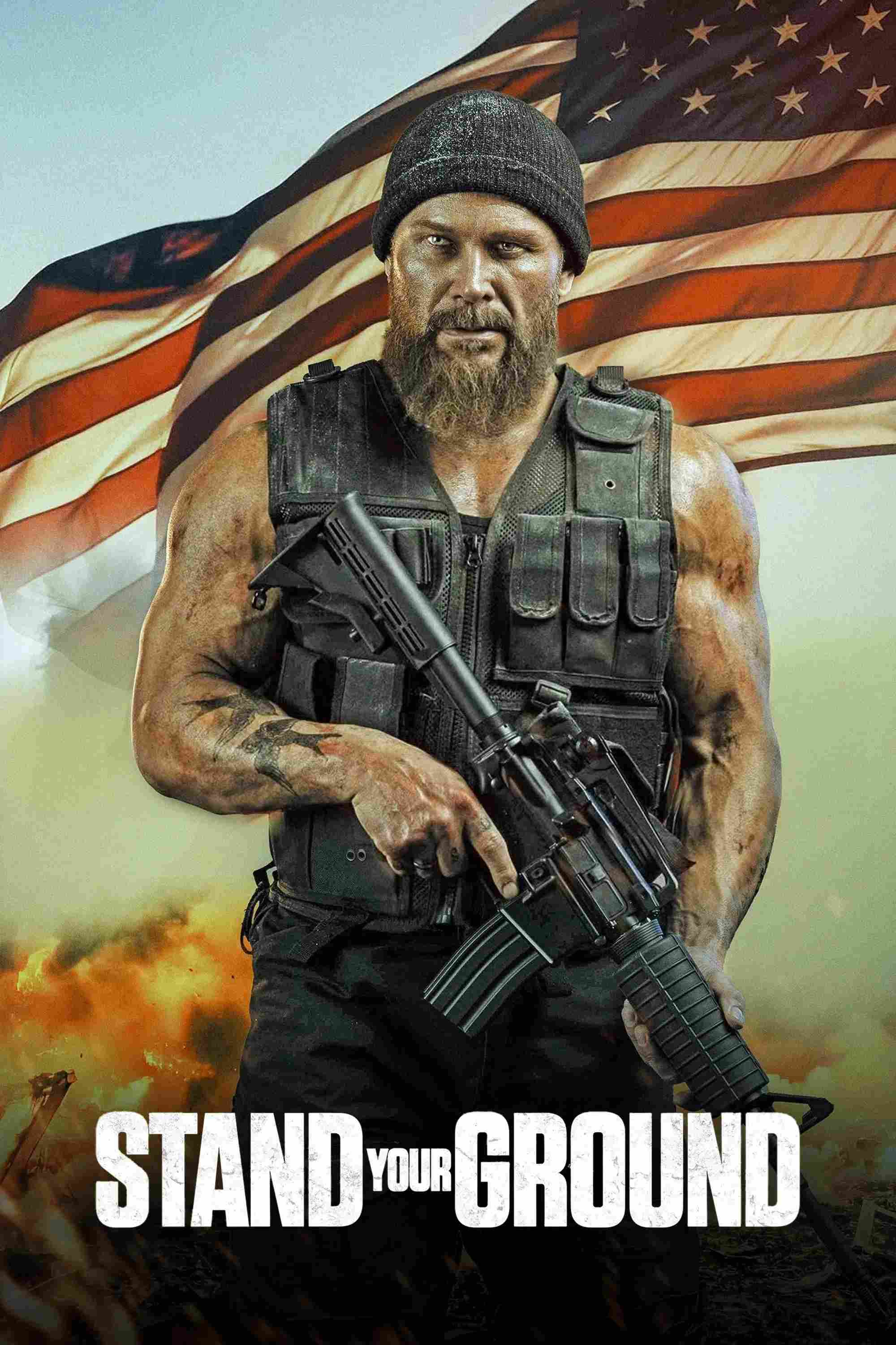 Poster chính thức của phim Phim Hành Động, Phim Giật Gân "Stand Your Ground" (Stand Your Ground - 2025), với sự tham gia của diễn viên Daniel Stisen và Peter Stormare.