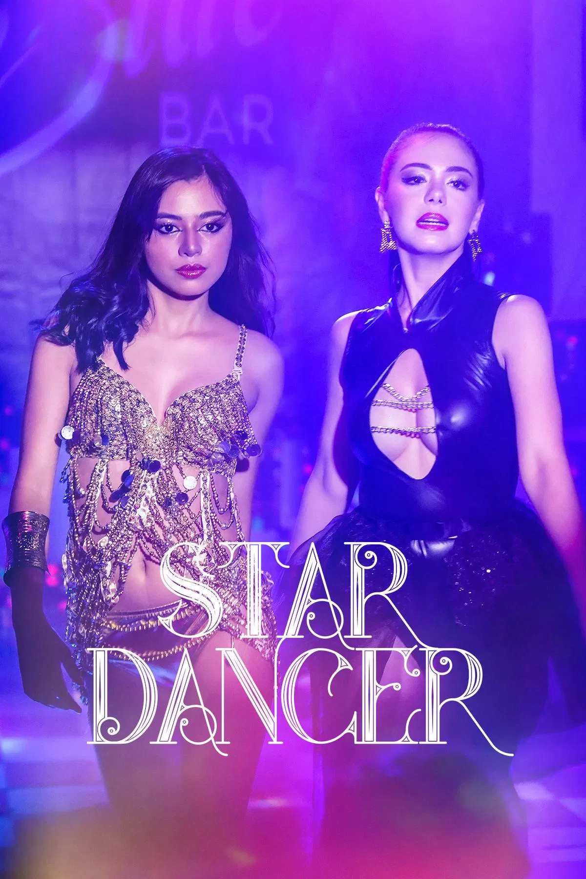 Poster chính thức của phim Phim Giật Gân "Star Dancer" (Star Dancer - 2023), với sự tham gia của diễn viên Denise Esteban và Rose Van Ginkel.