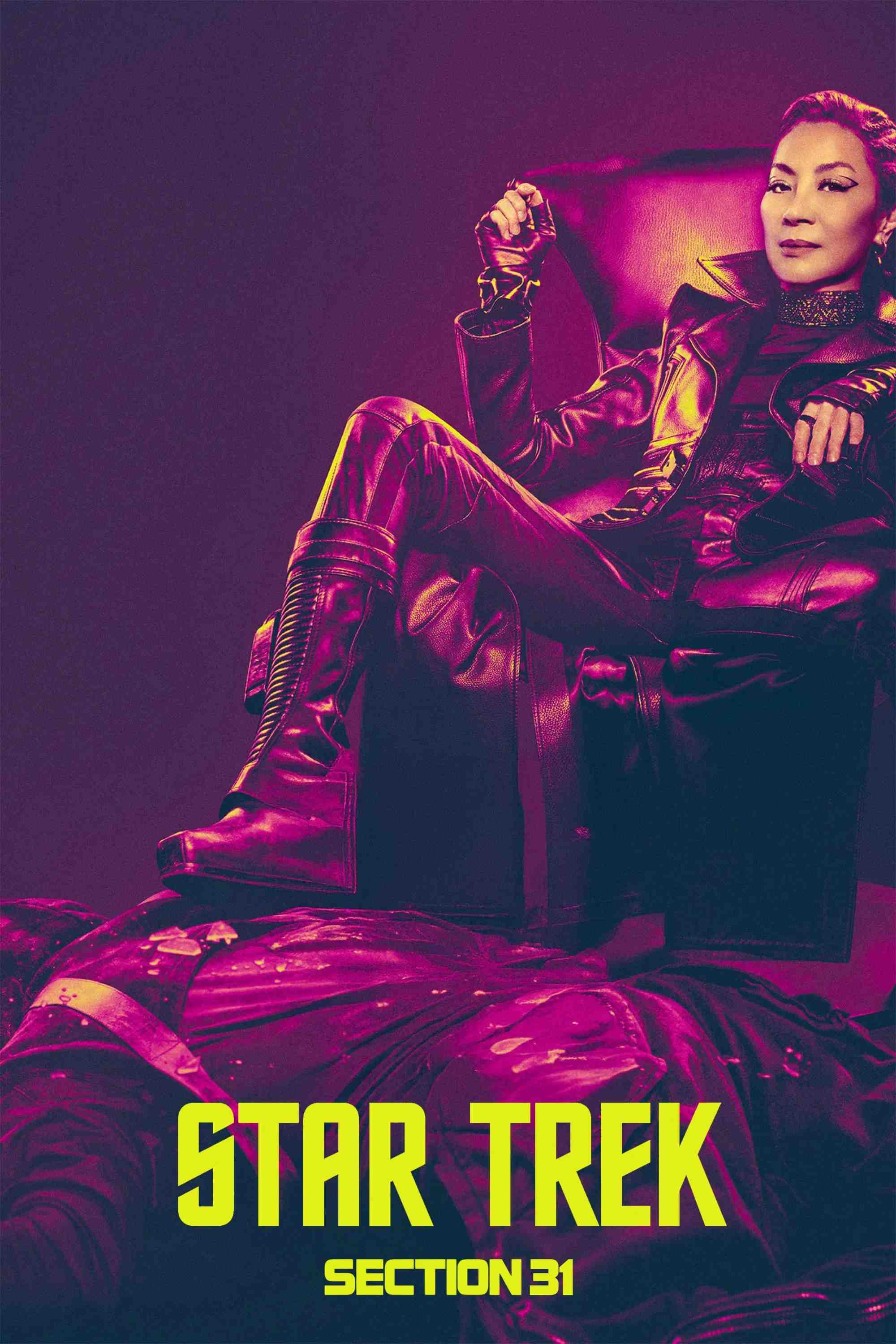Poster chính thức của phim Phim Viễn Tưởng, Phim Phiêu Lưu "Star Trek: Bộ Phận 31" (Star Trek: Section 31 - 2025), với sự tham gia của diễn viên Dương Tử Quỳnh và Omari Hardwick.