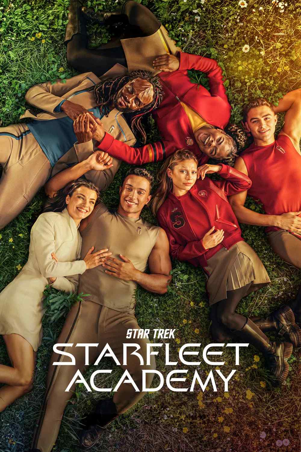 Poster chính thức của phim Phim Viễn Tưởng & Giả Tưởng, Phim Hành Động & Phiêu Lưu "Star Trek: Học Viện Starfleet" (Star Trek: Starfleet Academy - 2026), với sự tham gia của diễn viên Holly Hunter và Sandro Rosta.