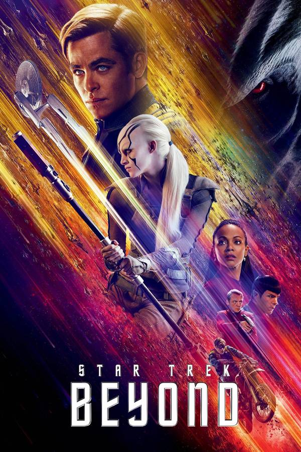Poster chính thức của phim Phim Hành Động, Phim Phiêu Lưu "Star Trek: Không Giới Hạn" (Star Trek Beyond - 2016), với sự tham gia của diễn viên Chris Pine và Zachary Quinto.