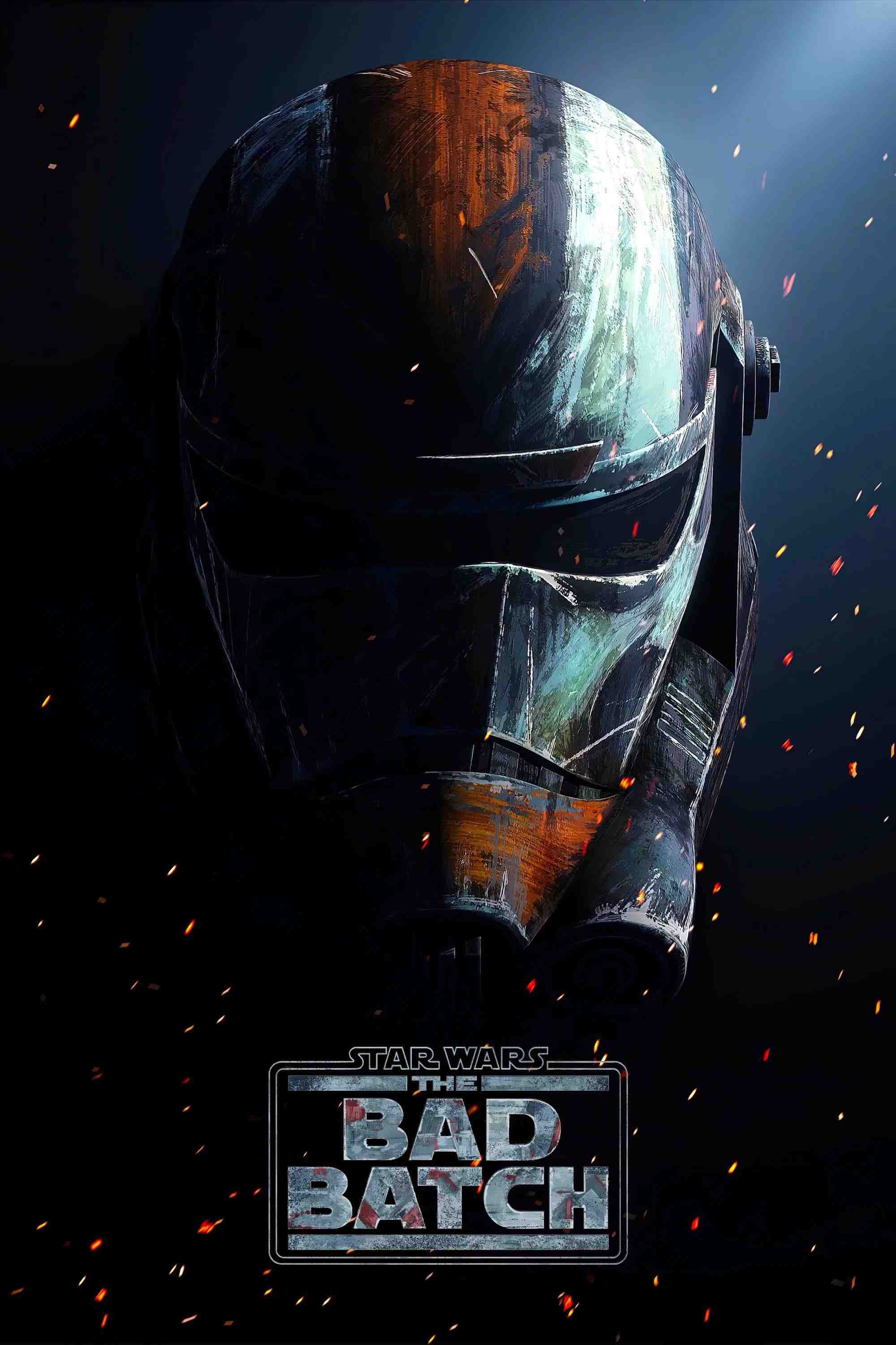 Poster chính thức của phim Phim Hoạt Hình, Phim Hành Động & Phiêu Lưu "Star Wars: Biệt Đội Nhân Bản Đặc Biệt (Phần 3)" (Star Wars: The Bad Batch - 2021), với sự tham gia của diễn viên Dee Bradley Baker và Michelle Ang.