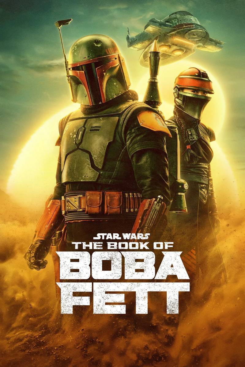 Poster chính thức của phim Phim Hành Động & Phiêu Lưu, Phim Viễn Tưởng & Giả Tưởng "Star Wars: Sách Của Boba Fett" (The Book of Boba Fett - 2021), với sự tham gia của diễn viên Temuera Morrison và Ming-Na Wen.