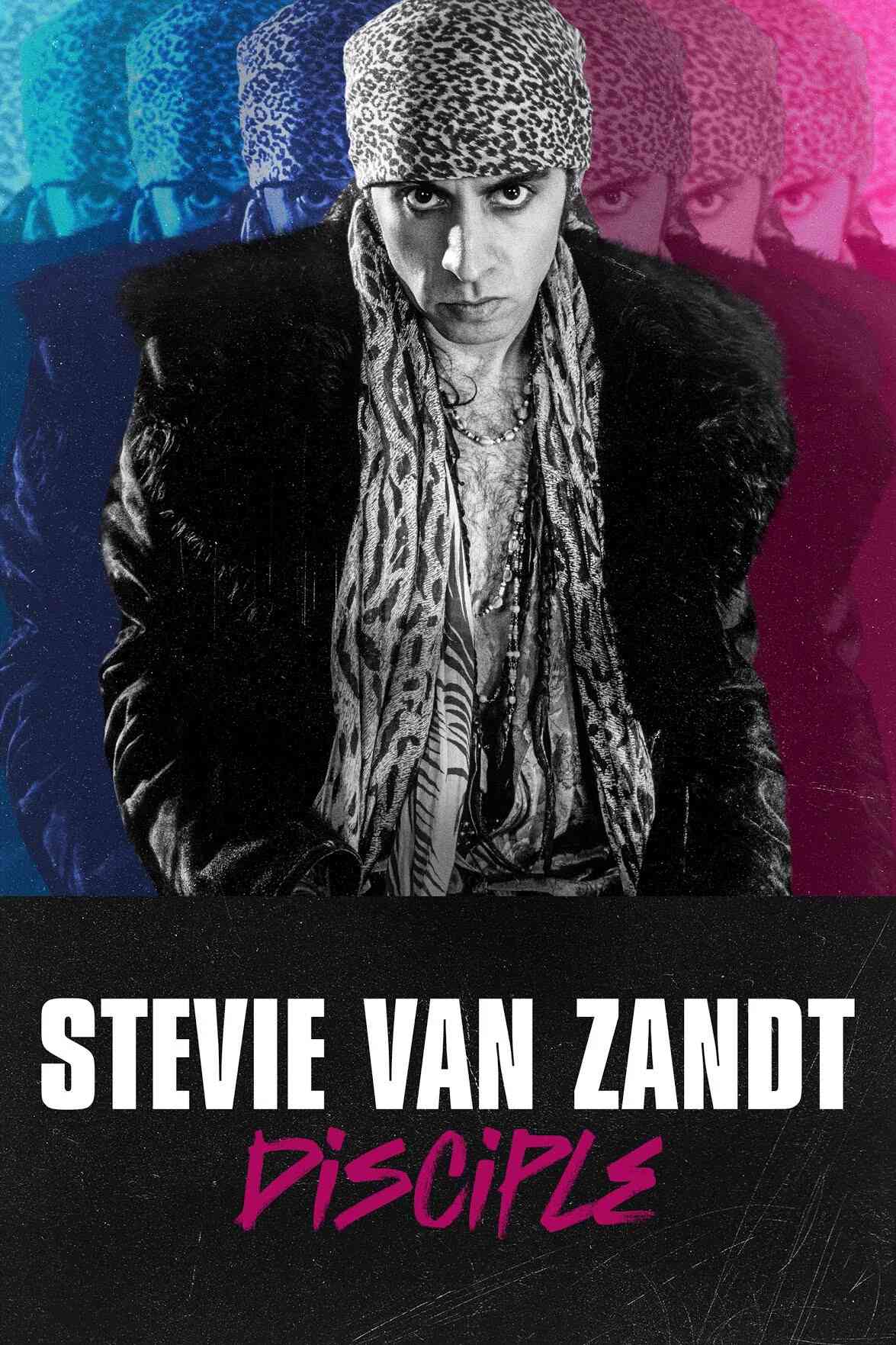 Poster chính thức của phim Phim Tài Liệu, Phim Ca Nhạc "Stevie Van Zandt: Tín Đồ Nhạc Rock" (Stevie Van Zandt: Disciple - 2024), với sự tham gia của diễn viên Steven Van Zandt và Bruce Springsteen.