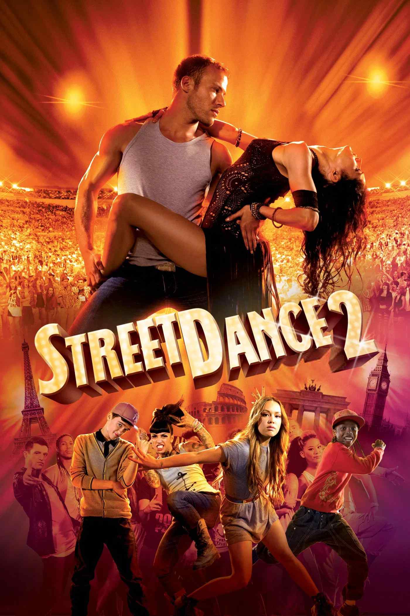 Poster chính thức của phim Phim Ca Nhạc, Phim Tình Cảm "StreetDance 2" (StreetDance 2 - 2012), với sự tham gia của diễn viên Falk Hentschel và Sofia Boutella.