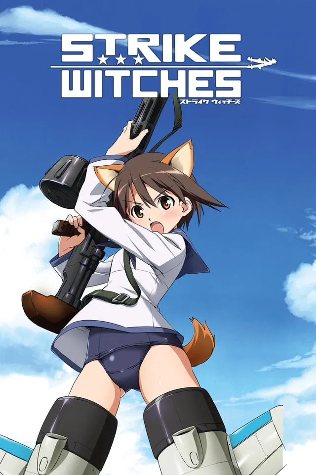 Poster chính thức của phim Phim Hoạt Hình, Phim Hài "Strike Witches - Đường Đến Berlin" (Strike Witches - 2008), với sự tham gia của diễn viên Ami Koshimizu và Ayuru Ohashi.