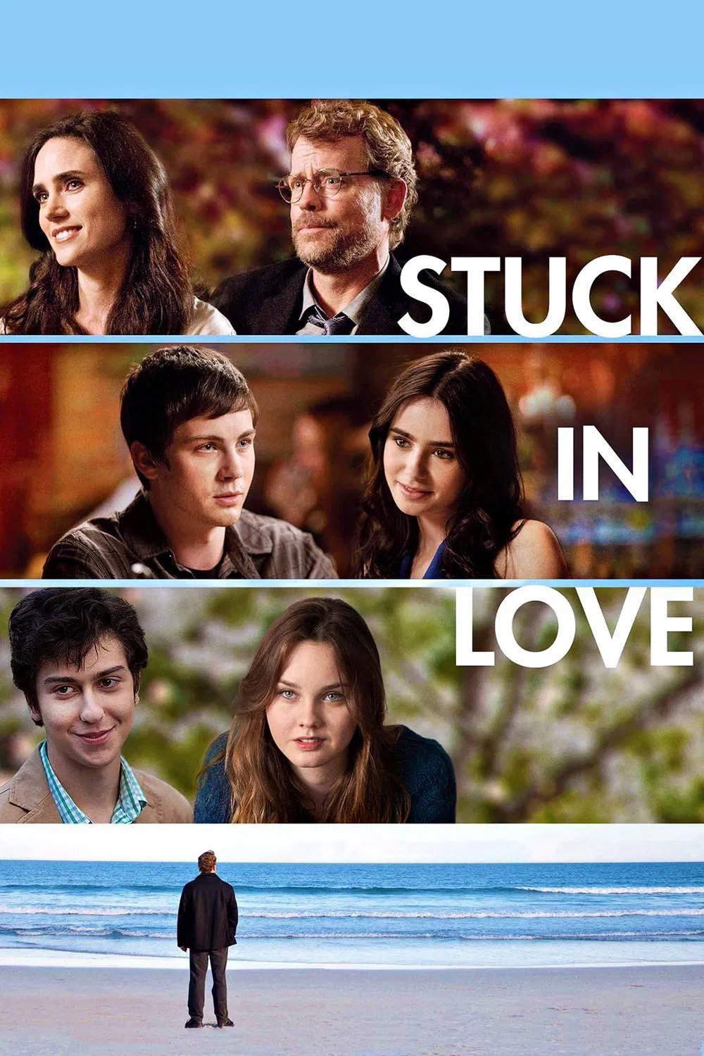 Poster chính thức của phim Phim Tâm Lý, Phim Hài "Stuck In Love." (Stuck in Love - 2013), với sự tham gia của diễn viên Greg Kinnear và Jennifer Connelly.