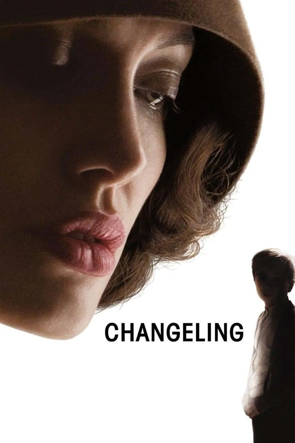 Poster chính thức của phim Phim Hình Sự, Phim Tâm Lý "Sự Hoài Nghi" (Changeling - 2008), với sự tham gia của diễn viên Angelina Jolie và John Malkovich.