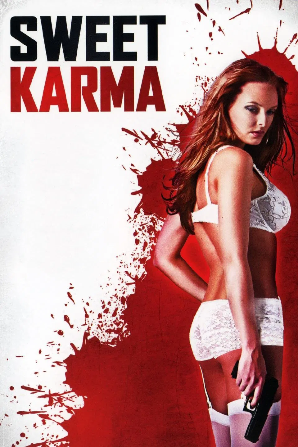 Poster chính thức của phim Phim Hành Động, Phim Giật Gân "Sự Im Lặng Nguy Hiểm" (Sweet Karma - 2009), với sự tham gia của diễn viên Shera Bechard và John Tokatlidis.