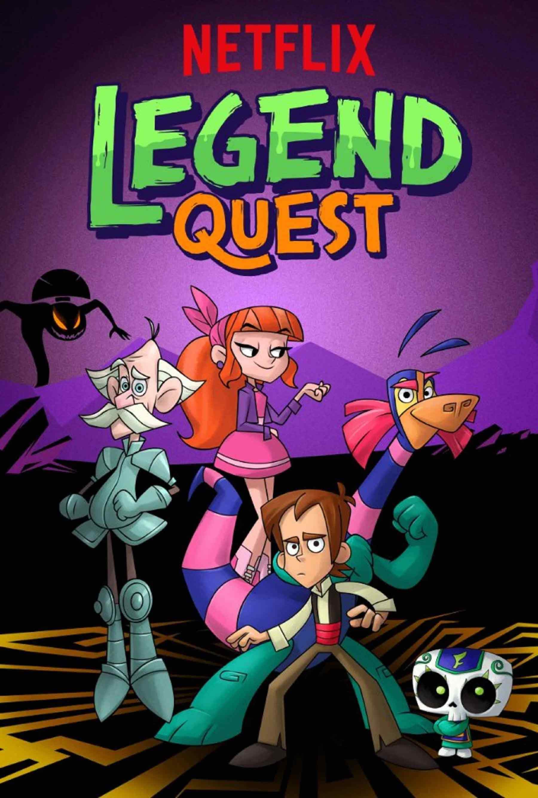 Poster chính thức của phim Phim Hoạt Hình, Phim Thiếu Nhi "Sứ Mệnh Huyền Thoại" (Legend Quest - 2017), với sự tham gia của diễn viên Benny Emmanuel và Ricardo O'Farrill.