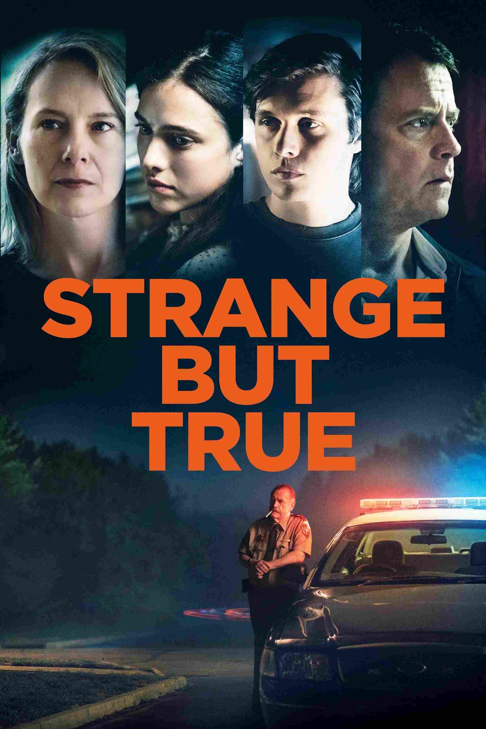 Poster chính thức của phim Phim Giật Gân "Sự Thật Lạ Kỳ" (Strange But True - 2019), với sự tham gia của diễn viên Amy Ryan và Nick Robinson.