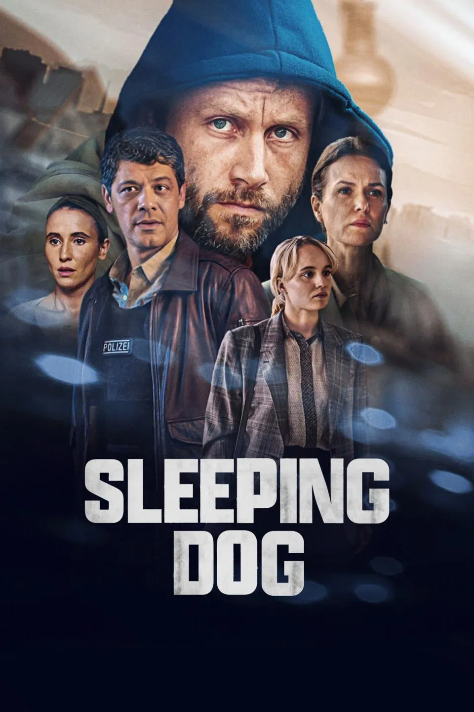 Poster chính thức của phim Phim Hình Sự, Phim Bí Ẩn "Sự Thật Ngủ Yên" (Sleeping Dog - 2023), với sự tham gia của diễn viên Max Riemelt và Luise von Finckh.