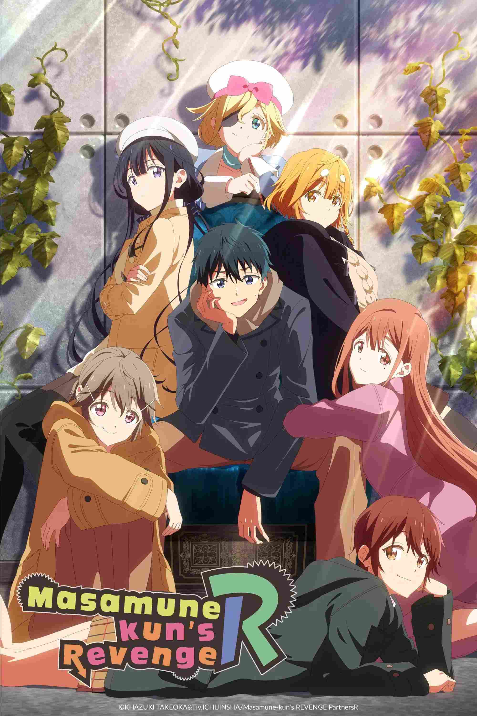 Poster chính thức của phim Phim Hoạt Hình, Phim Hài "Sự trả thù của Masamune-kun" (Masamune-kun's Revenge - 2017), với sự tham gia của diễn viên Harae Natsuki và Ayaka Ohashi.