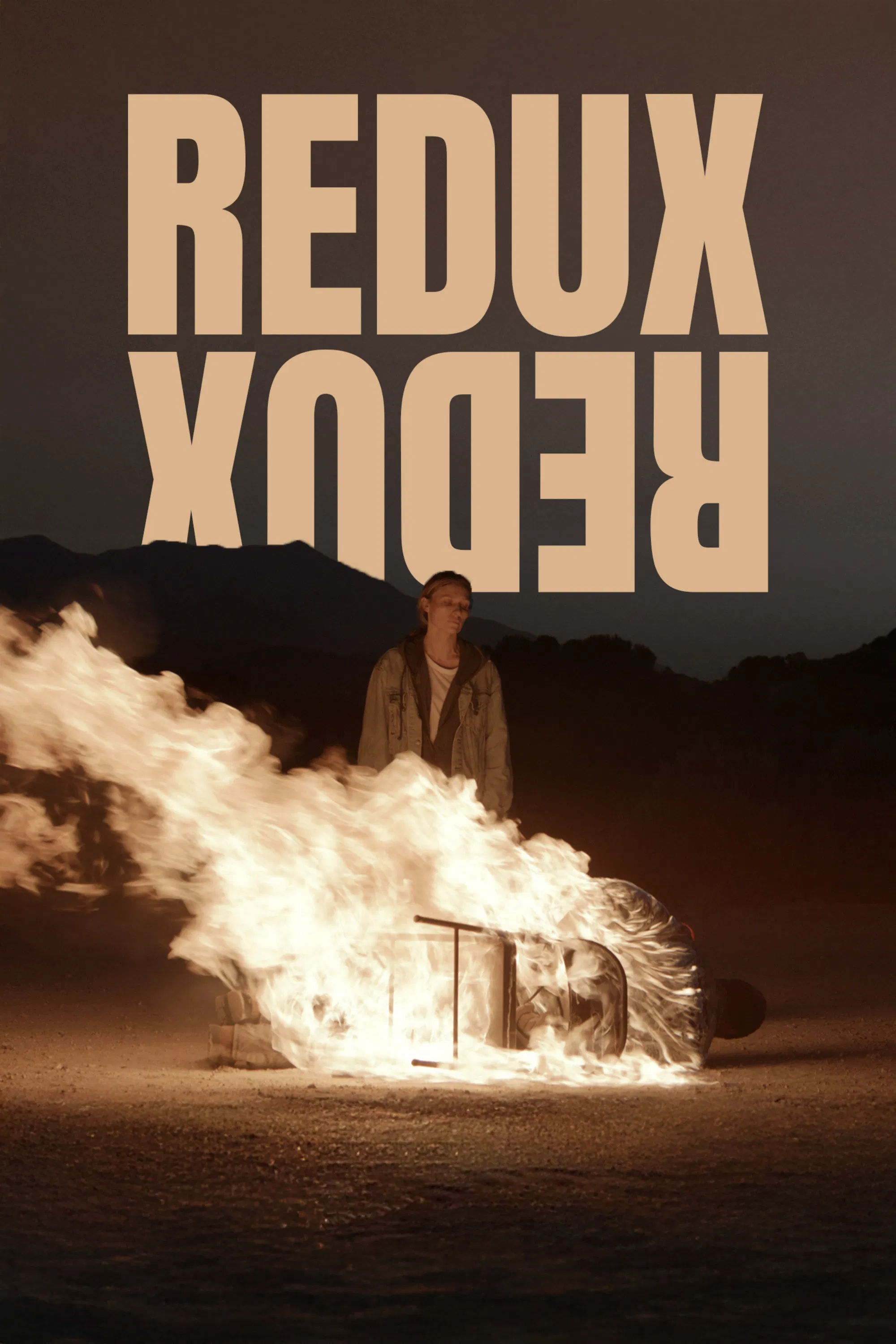Poster chính thức của phim Phim Viễn Tưởng, Phim Bí Ẩn "Sự Trở Lại" (Redux Redux - 2026), với sự tham gia của diễn viên Michaela McManus và Stella Marcus.