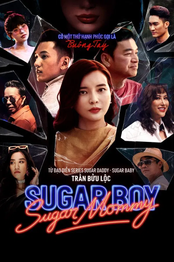 Poster chính thức của phim Phim Tâm Lý "Sugar Mommy vs Sugar Boy" (Sugar Mommy vs Sugar Boy - 2021), với sự tham gia của diễn viên Cao Thái Hà và Phi Thanh Vân.