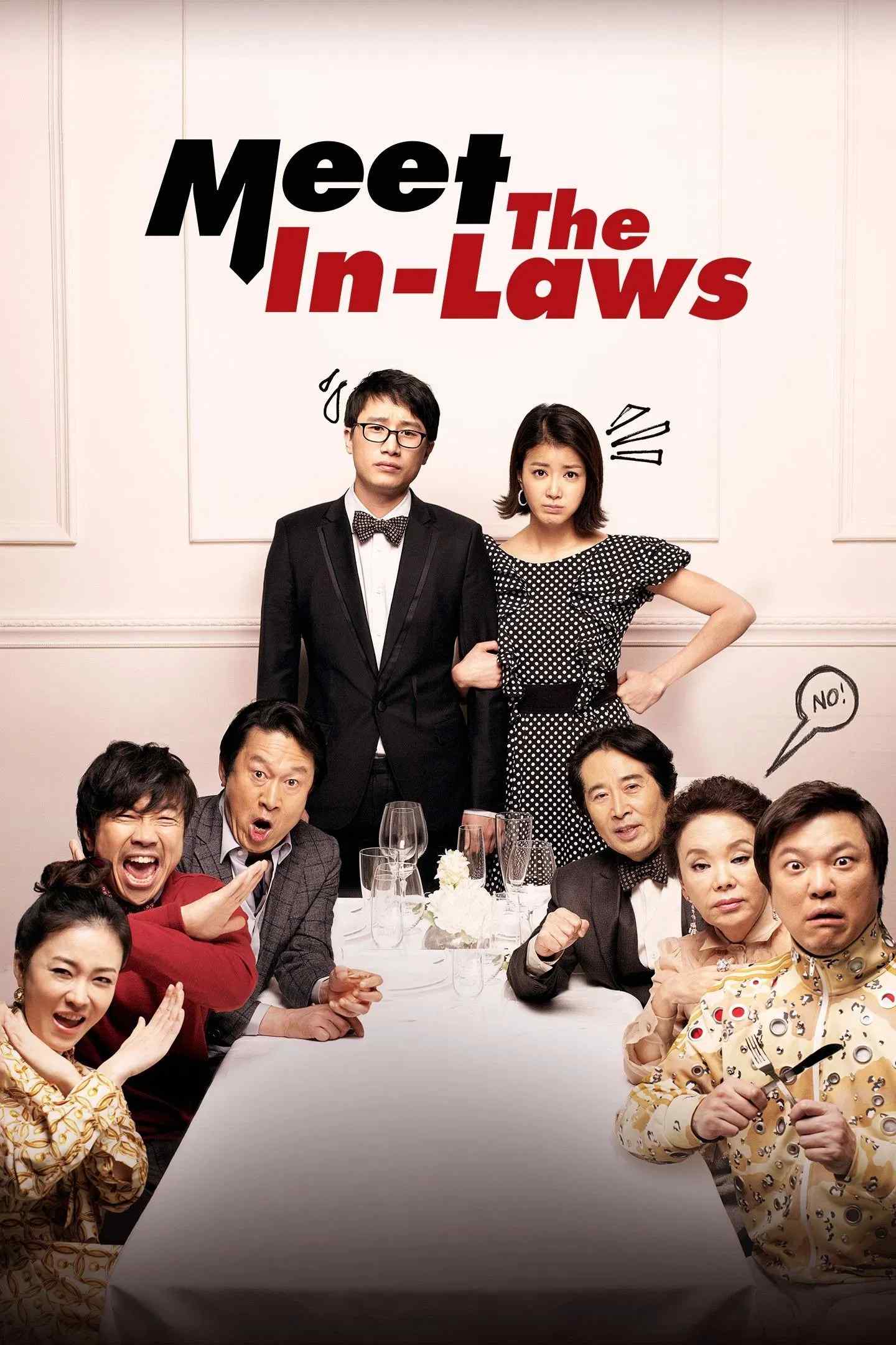 Poster chính thức của phim Phim Hài, Phim Tình Cảm "Sui Gia Đại Chiến" (Meet the In-Laws - 2011), với sự tham gia của diễn viên Song Sae-byuk và Lee Si-young.
