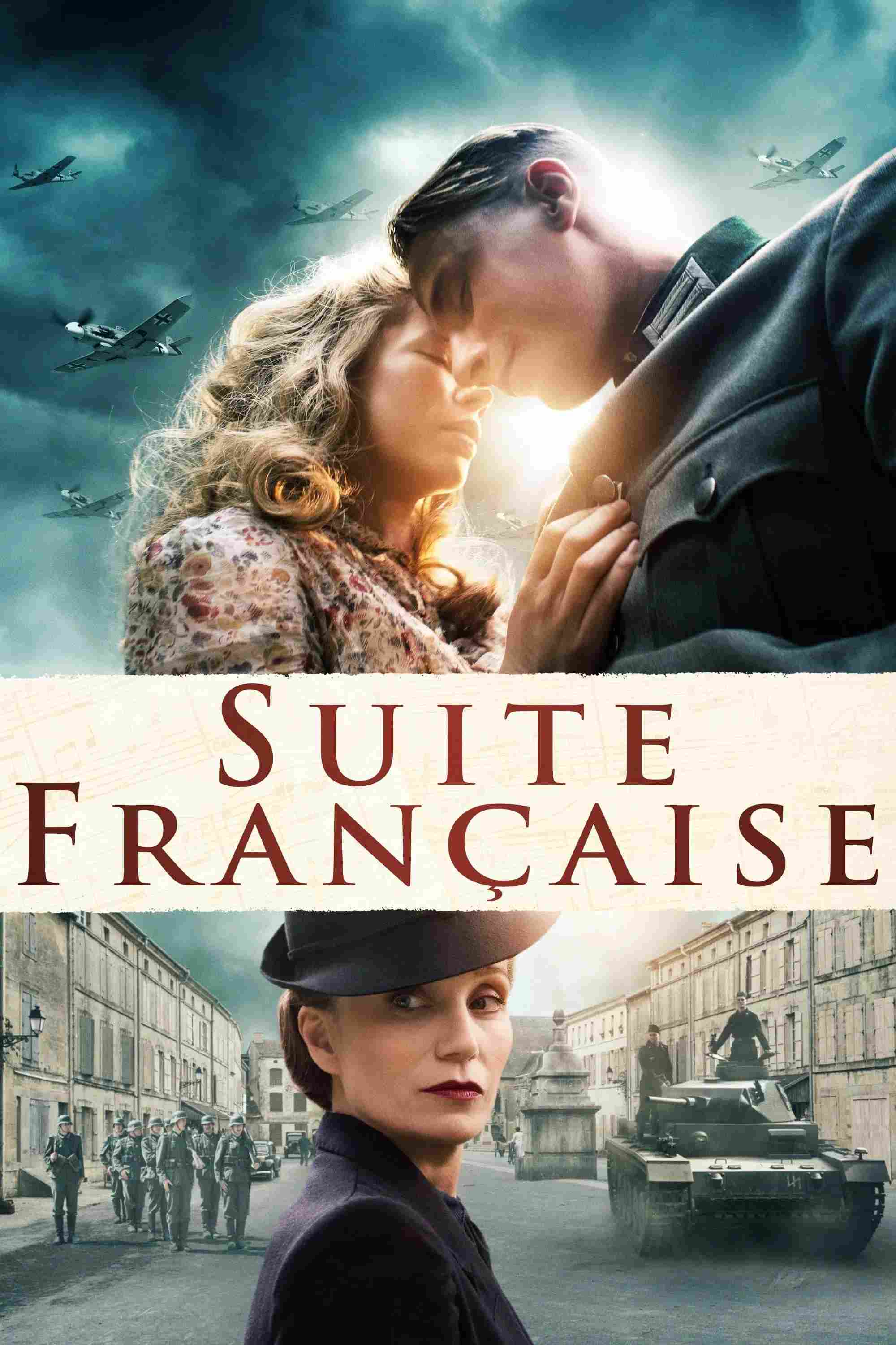 Poster chính thức của phim Phim Tâm Lý, Phim Tình Cảm "Suite Francaise" (Suite Française - 2015), với sự tham gia của diễn viên Michelle Williams và Kristin Scott Thomas.