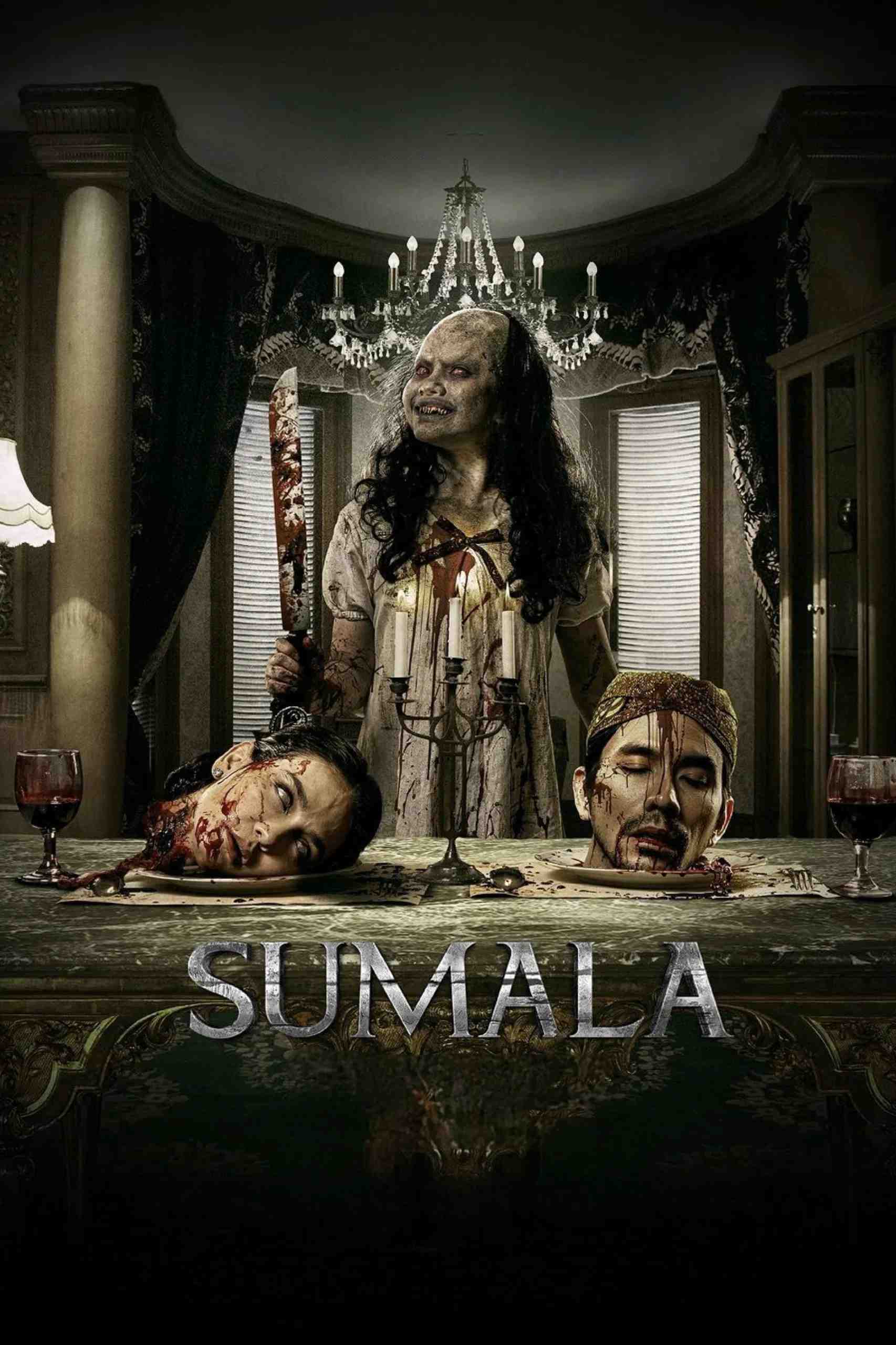 Poster chính thức của phim Phim Kinh Dị, Phim Giật Gân "Sumala" (Sumala - 2024), với sự tham gia của diễn viên Luna Maya và Darius Sinathrya.