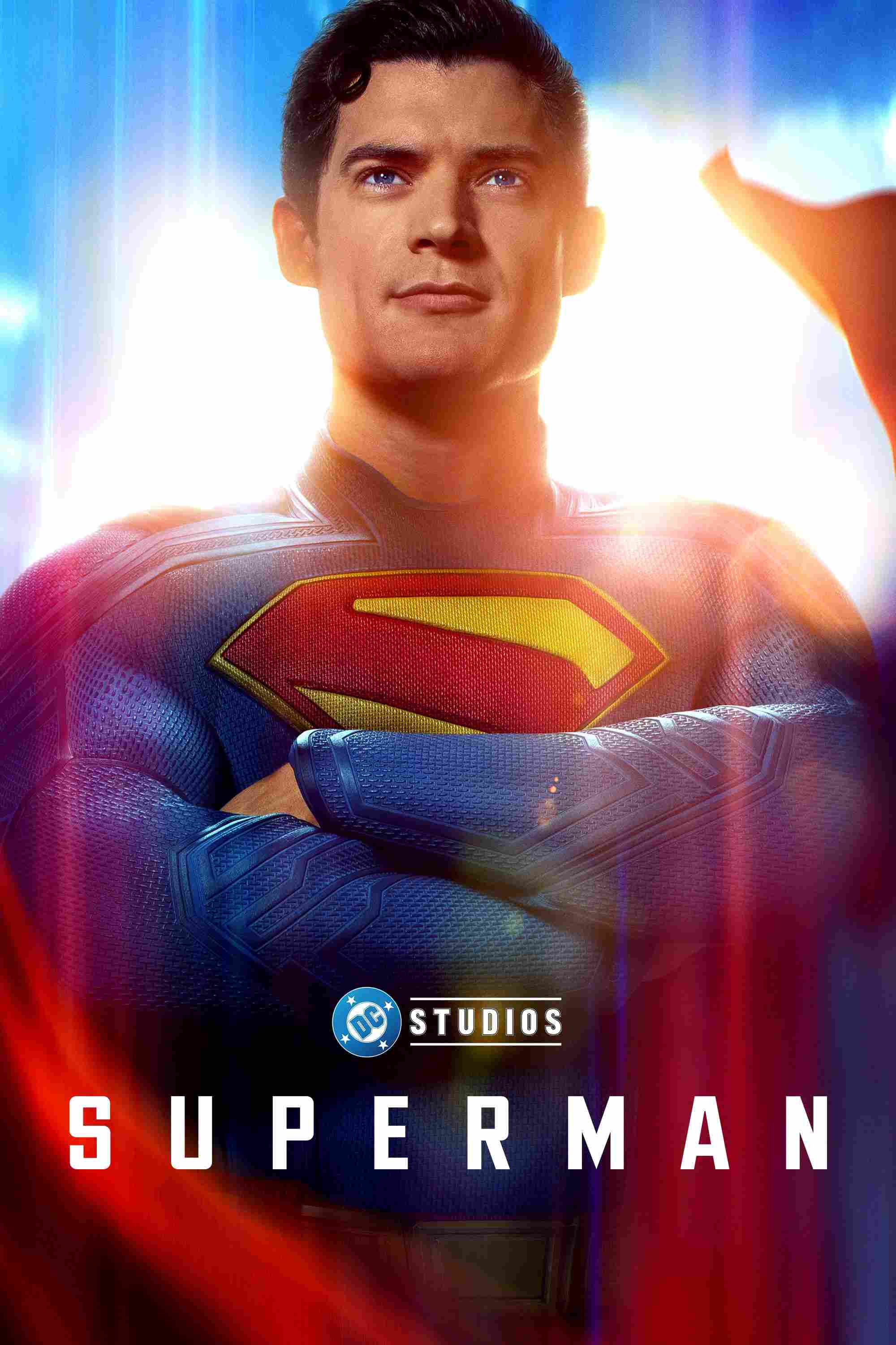 Poster chính thức của phim Phim Viễn Tưởng, Phim Phiêu Lưu "Superman" (Superman - 2025), với sự tham gia của diễn viên David Corenswet và Rachel Brosnahan.