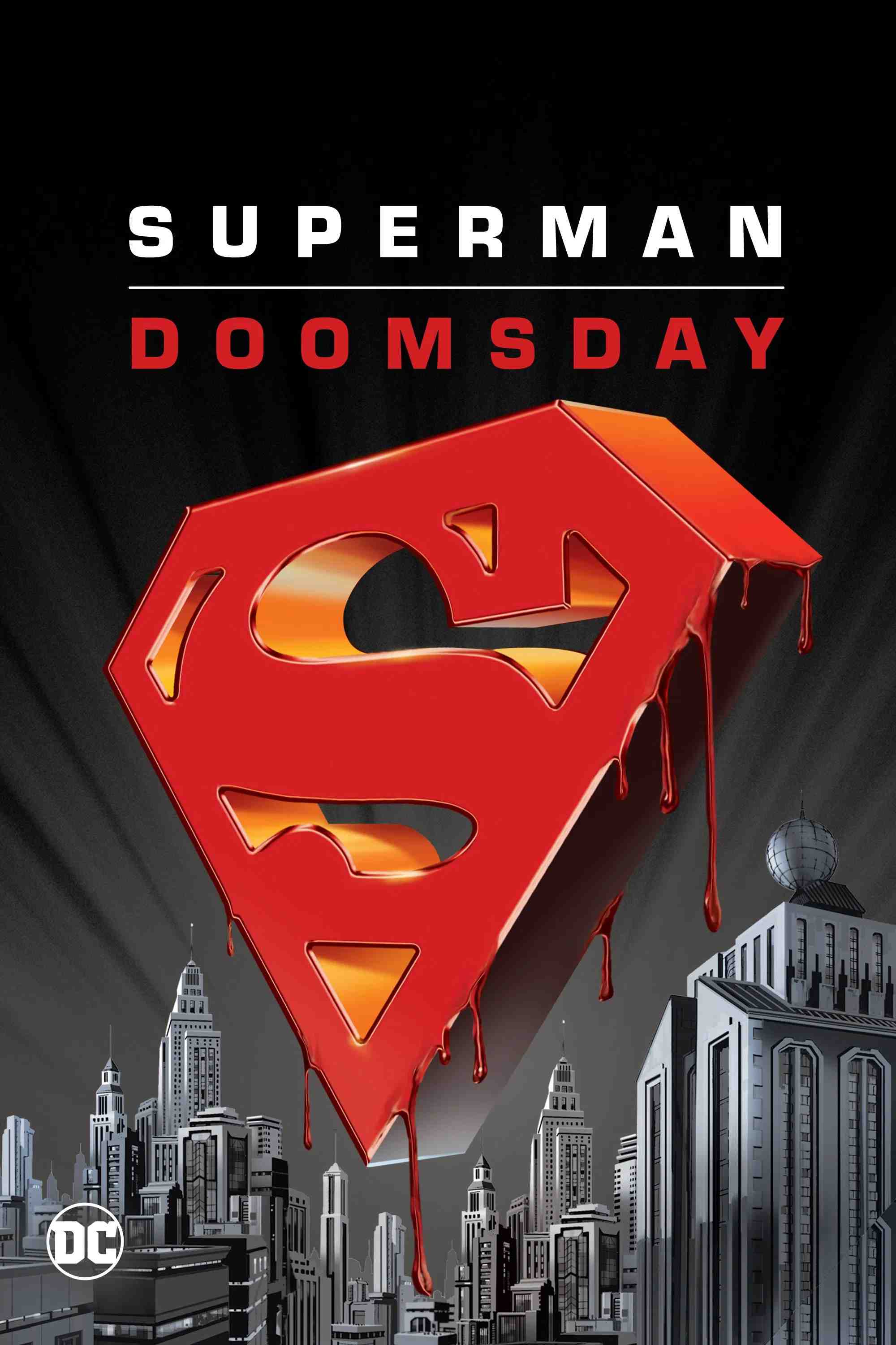 Poster chính thức của phim Phim Hành Động, Phim Hoạt Hình "Superman: Doomsday" (Superman: Doomsday - 2007), với sự tham gia của diễn viên Adam Baldwin và Anne Heche.